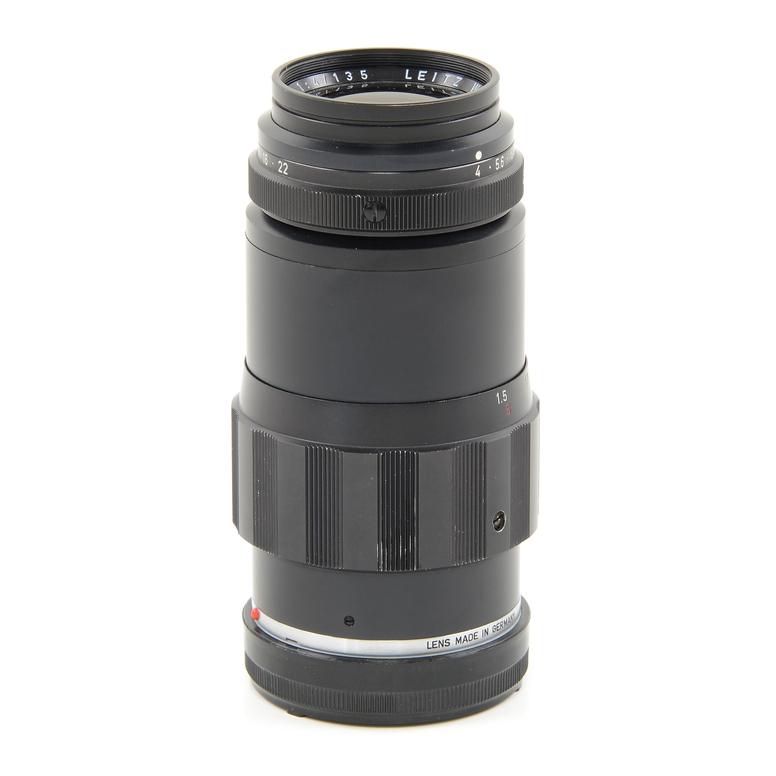 Leitz 135mm f4 Elmar In Tele-Elmar Behuizing Pre-serie Zeldzaam