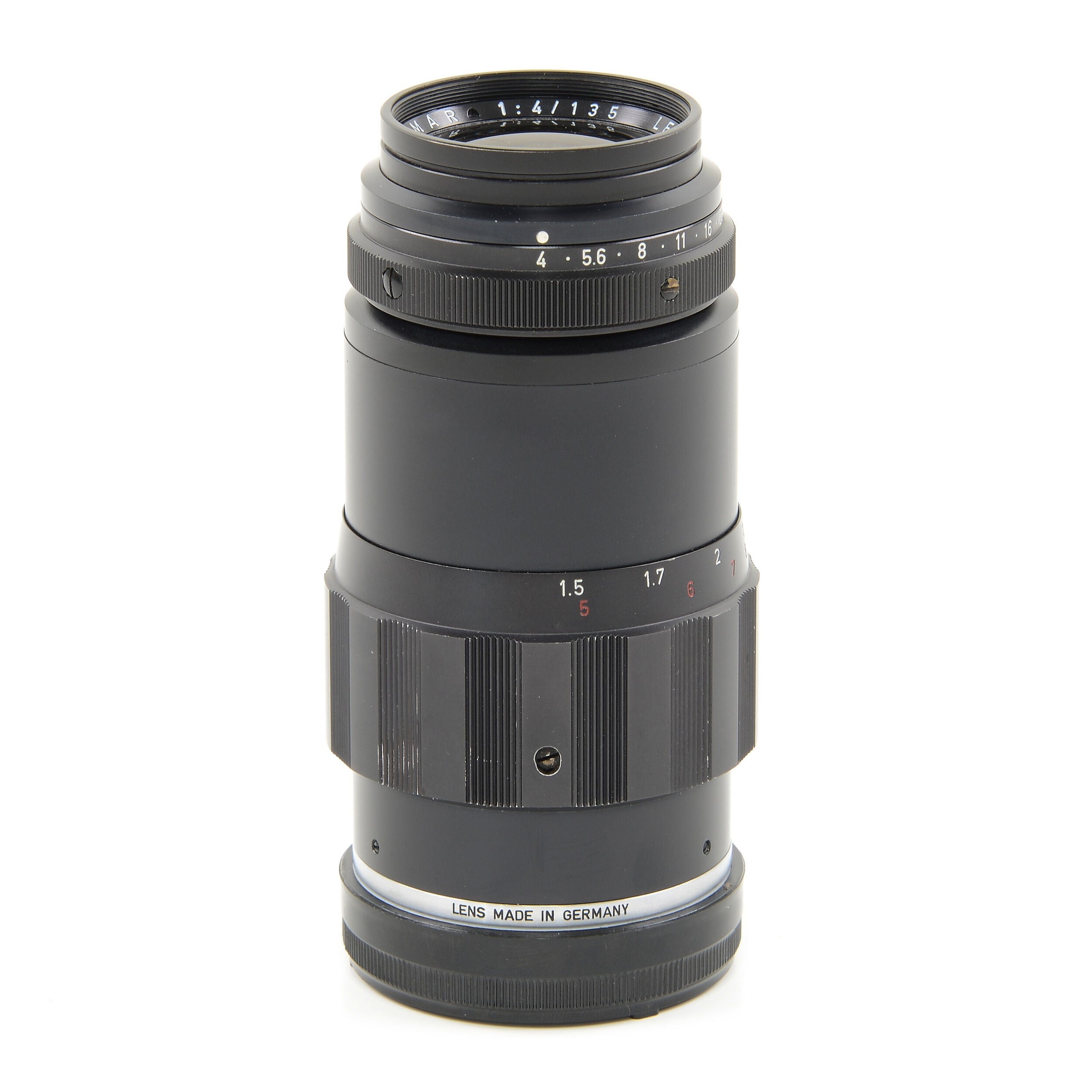 Leitz 135mm f4 Elmar In Tele-Elmar Behuizing Pre-serie Zeldzaam