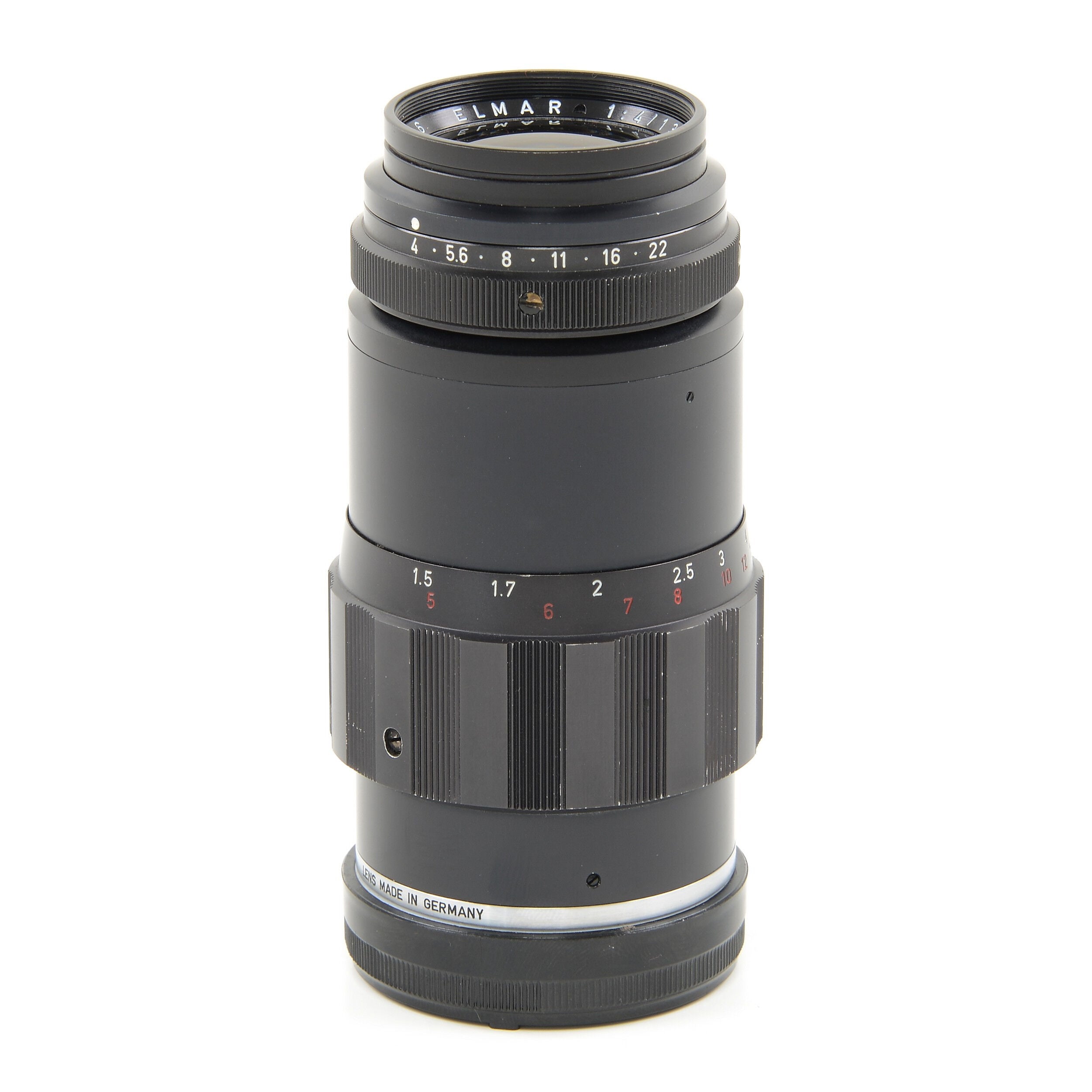 Leitz 135mm f4 Elmar In Tele-Elmar Behuizing Pre-serie Zeldzaam