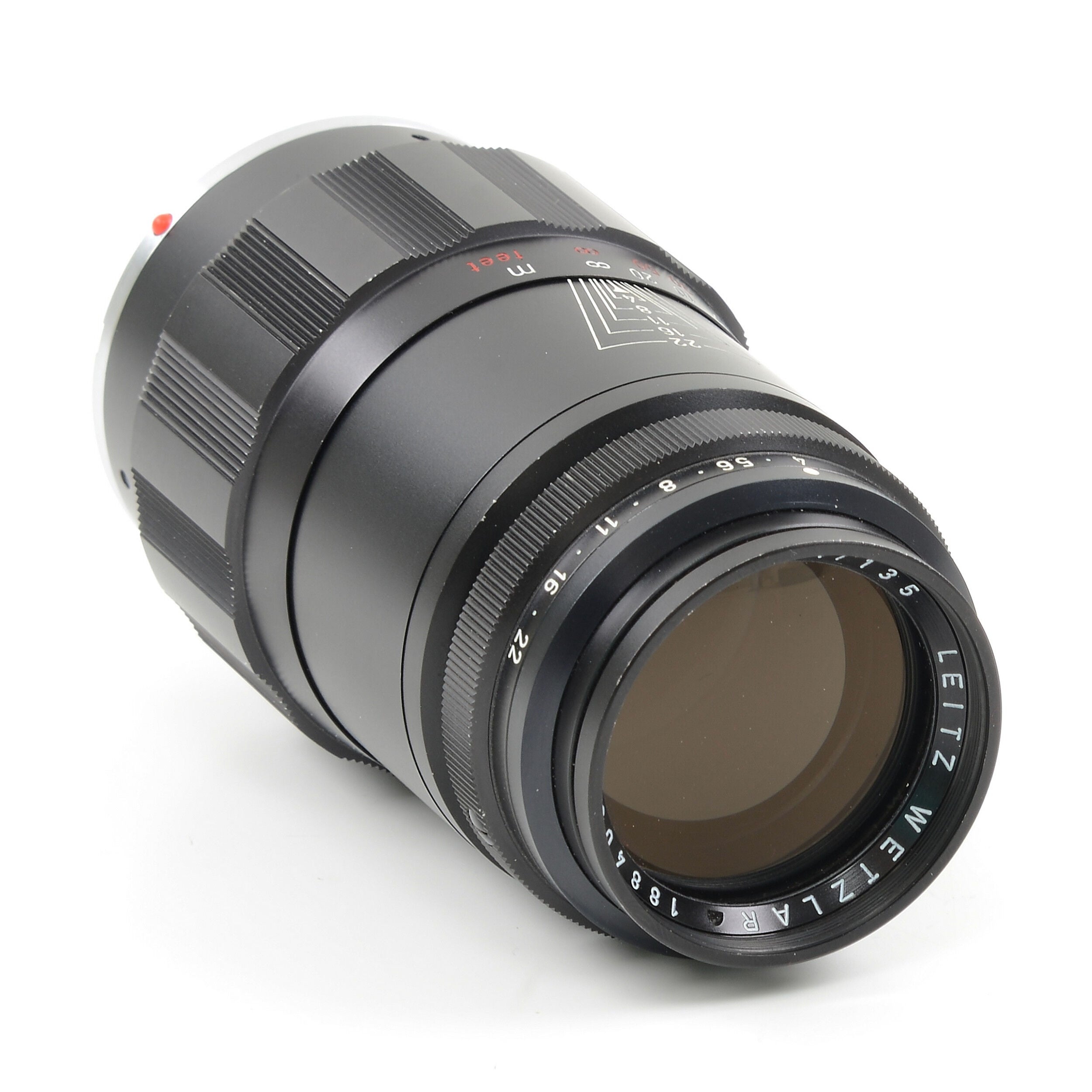 Leitz 135mm f4 Elmar In Tele-Elmar Behuizing Pre-serie Zeldzaam