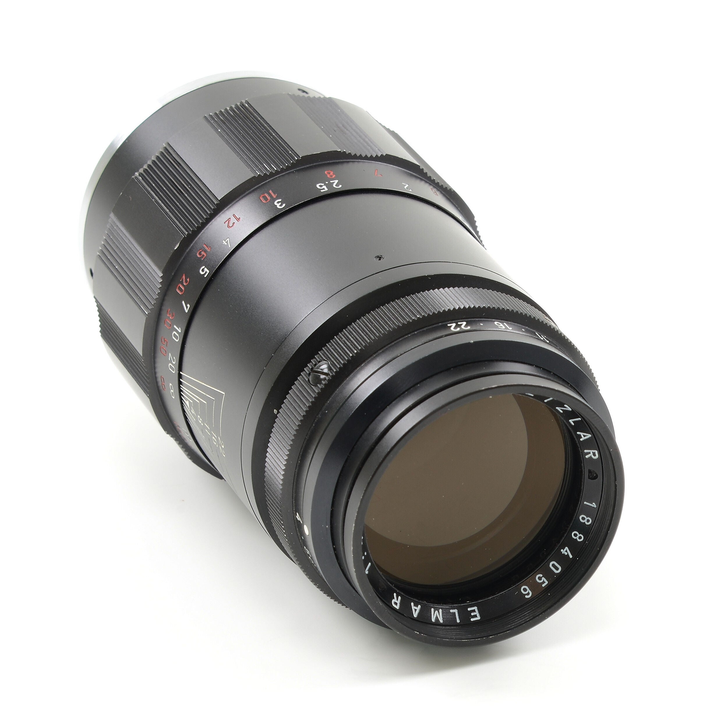 Leitz 135mm f4 Elmar In Tele-Elmar Behuizing Pre-serie Zeldzaam