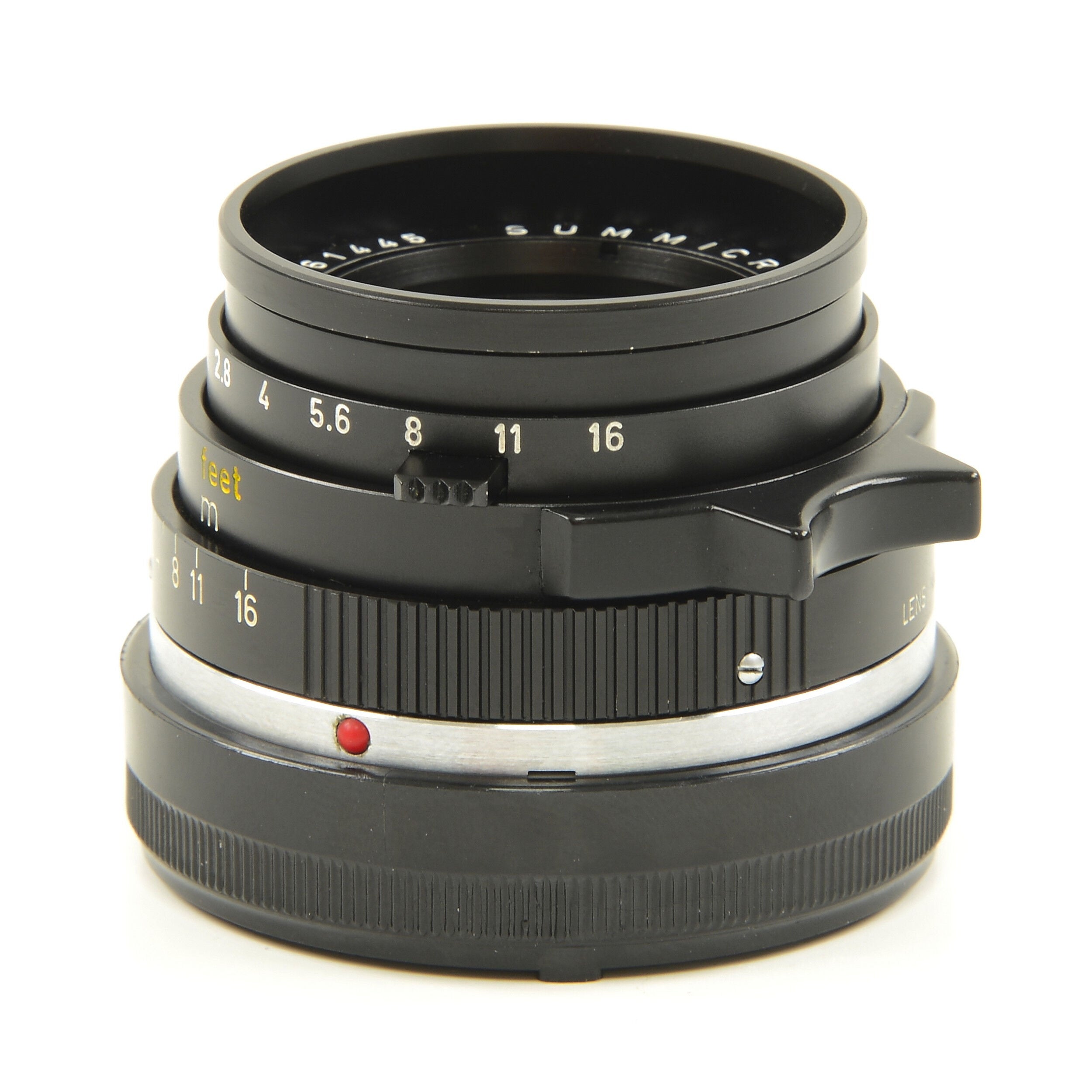 Leitz 35mm f2 Summicron 3e Versie Zonder Filterdraad