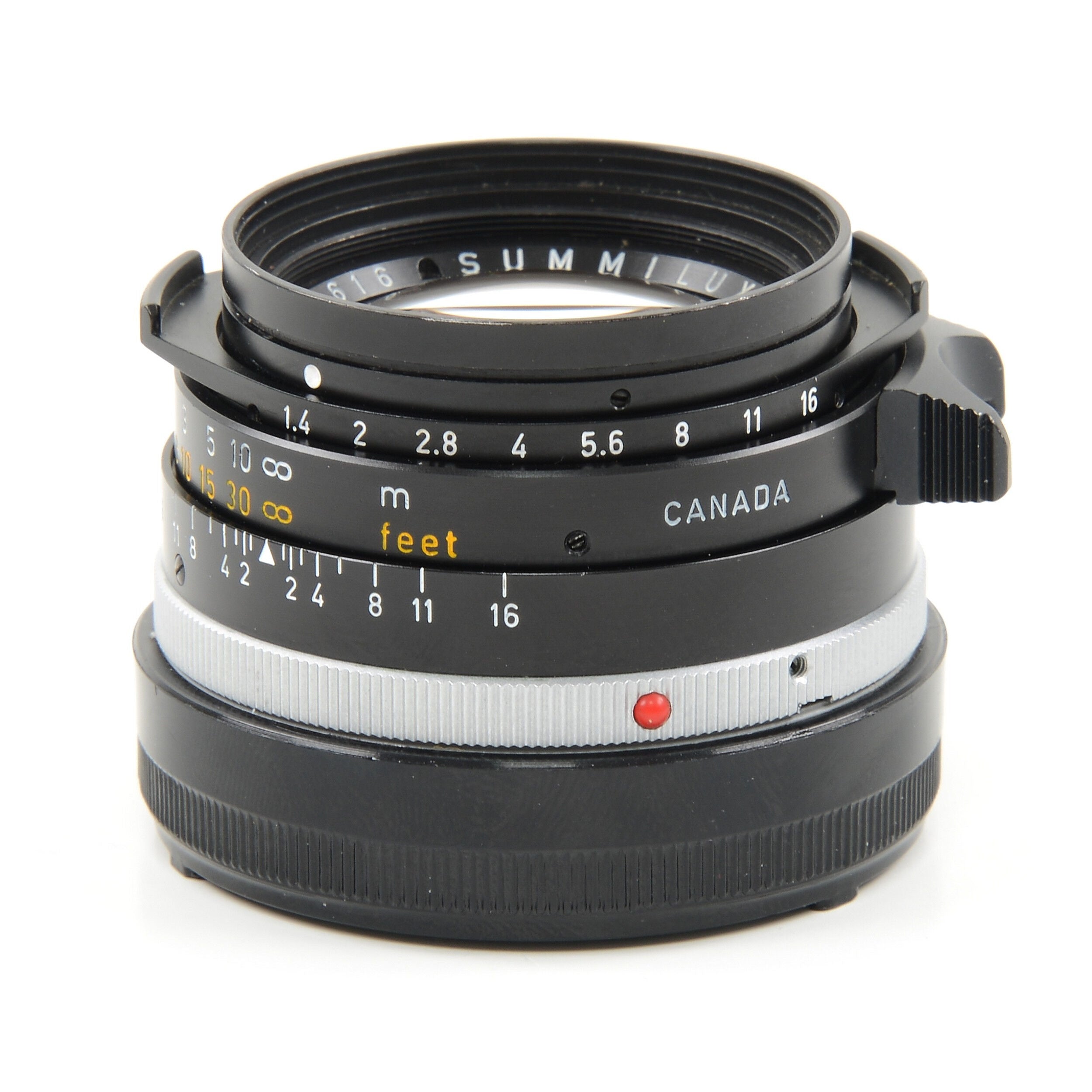 Leitz 35mm f1.4 Summilux Black Paint Stopper + Doos