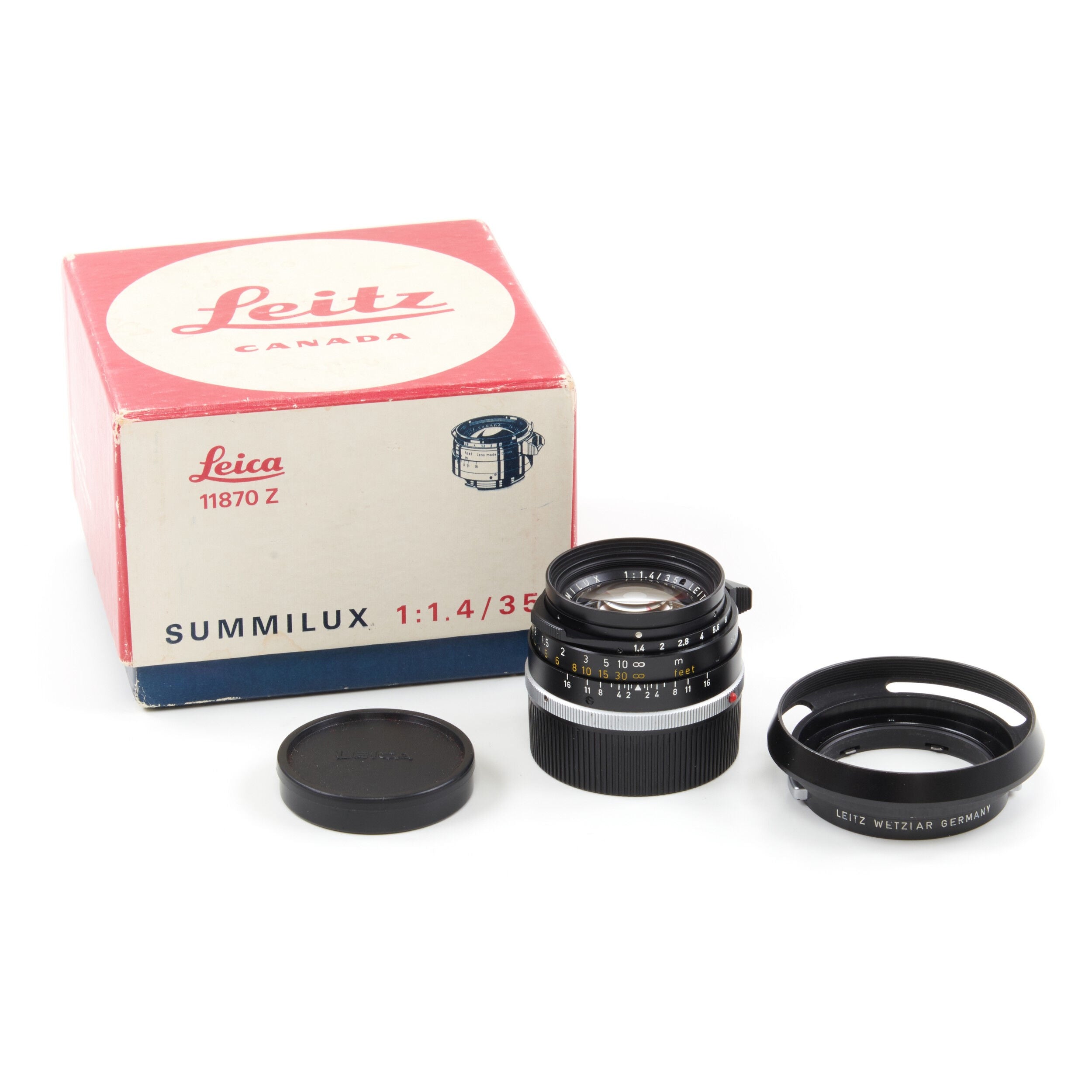 Leitz 35mm f1.4 Summilux Stopper + Doos