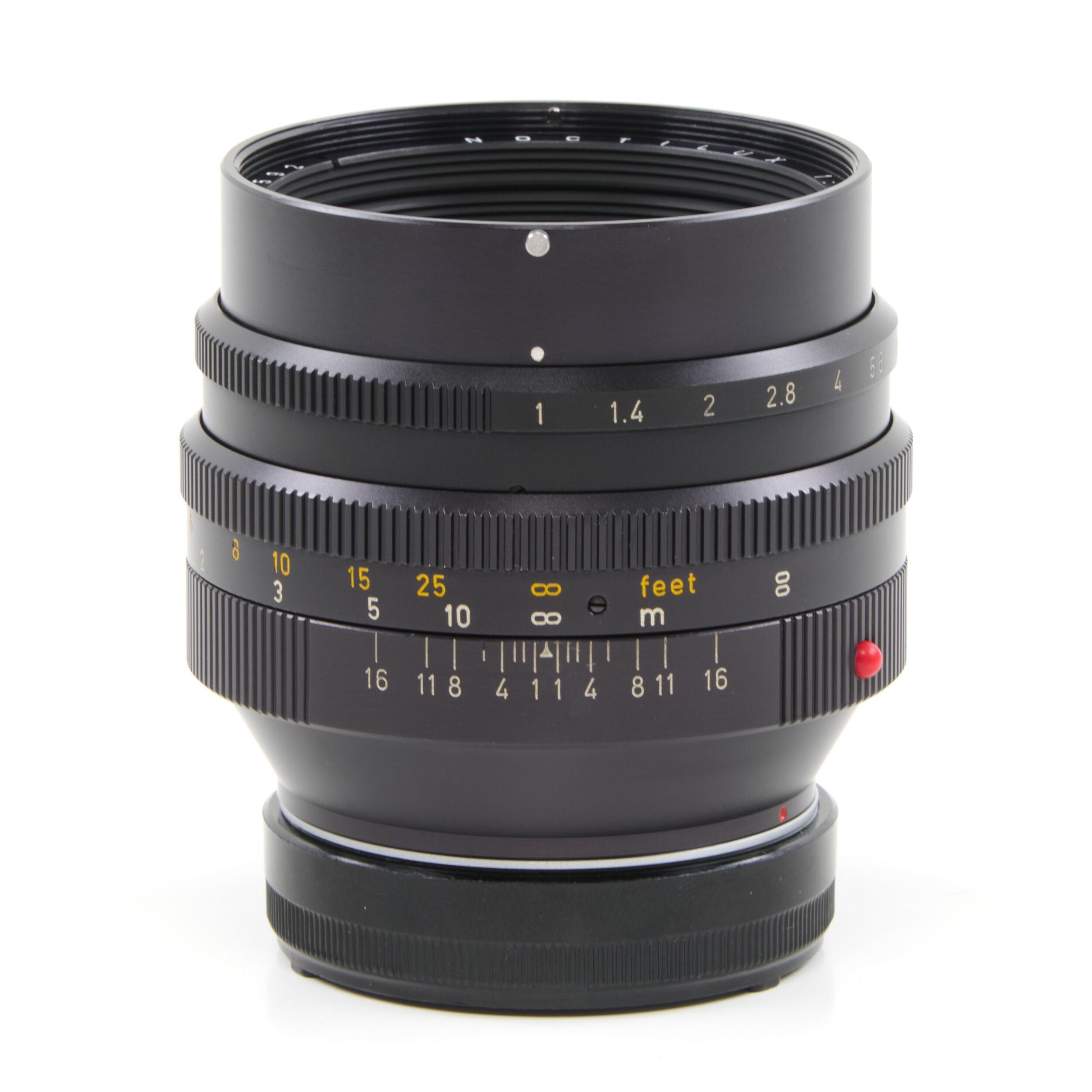 Leitz 50mm f1 Noctilux E58 + 12519 Zonnekap 2e Batch + Doos