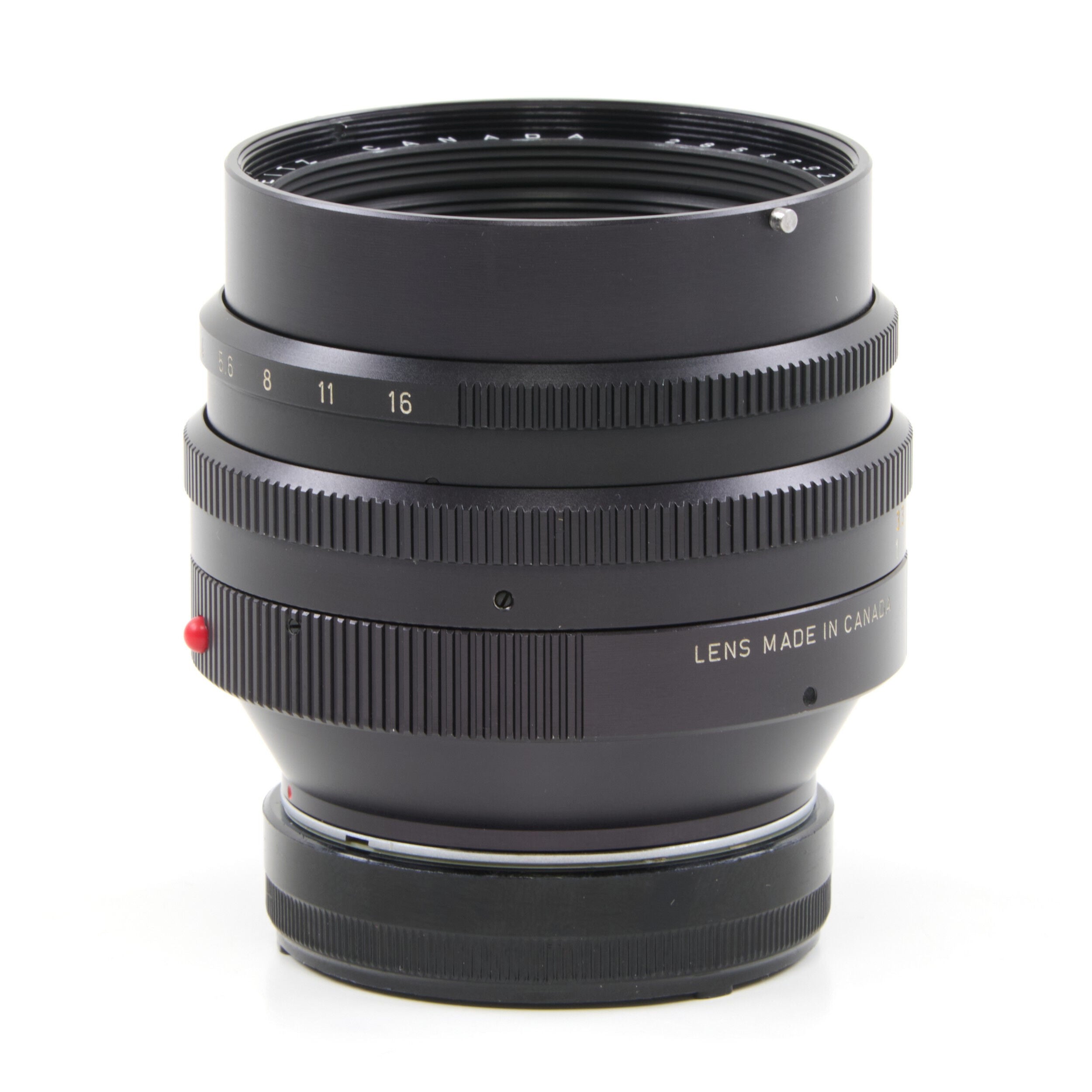 Leitz 50mm f1 Noctilux E58 + 12519 Zonnekap 2e Batch + Doos