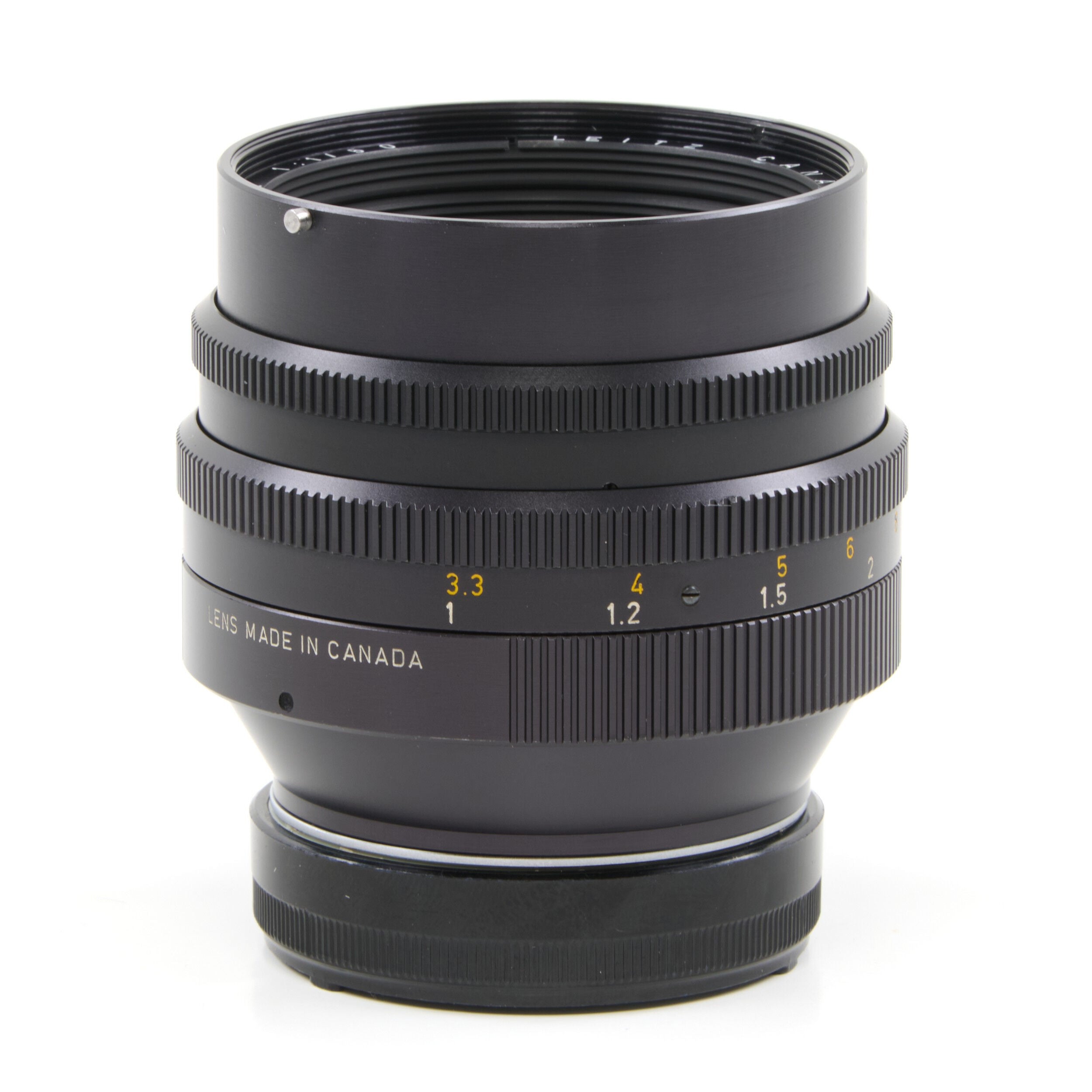 Leitz 50mm f1 Noctilux E58 + 12519 Zonnekap 2e Batch + Doos