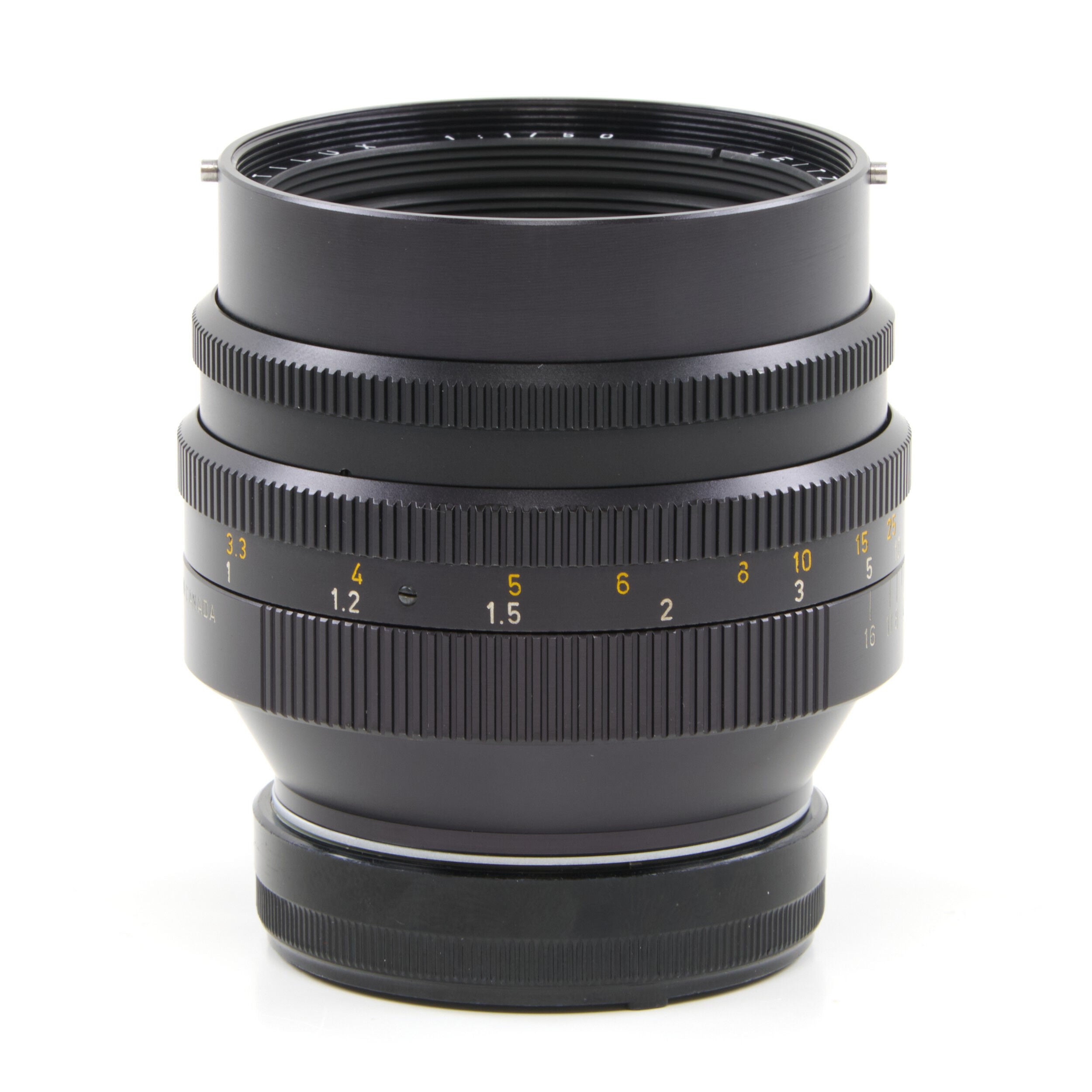 Leitz 50mm f1 Noctilux E58 + 12519 Zonnekap 2e Batch + Doos