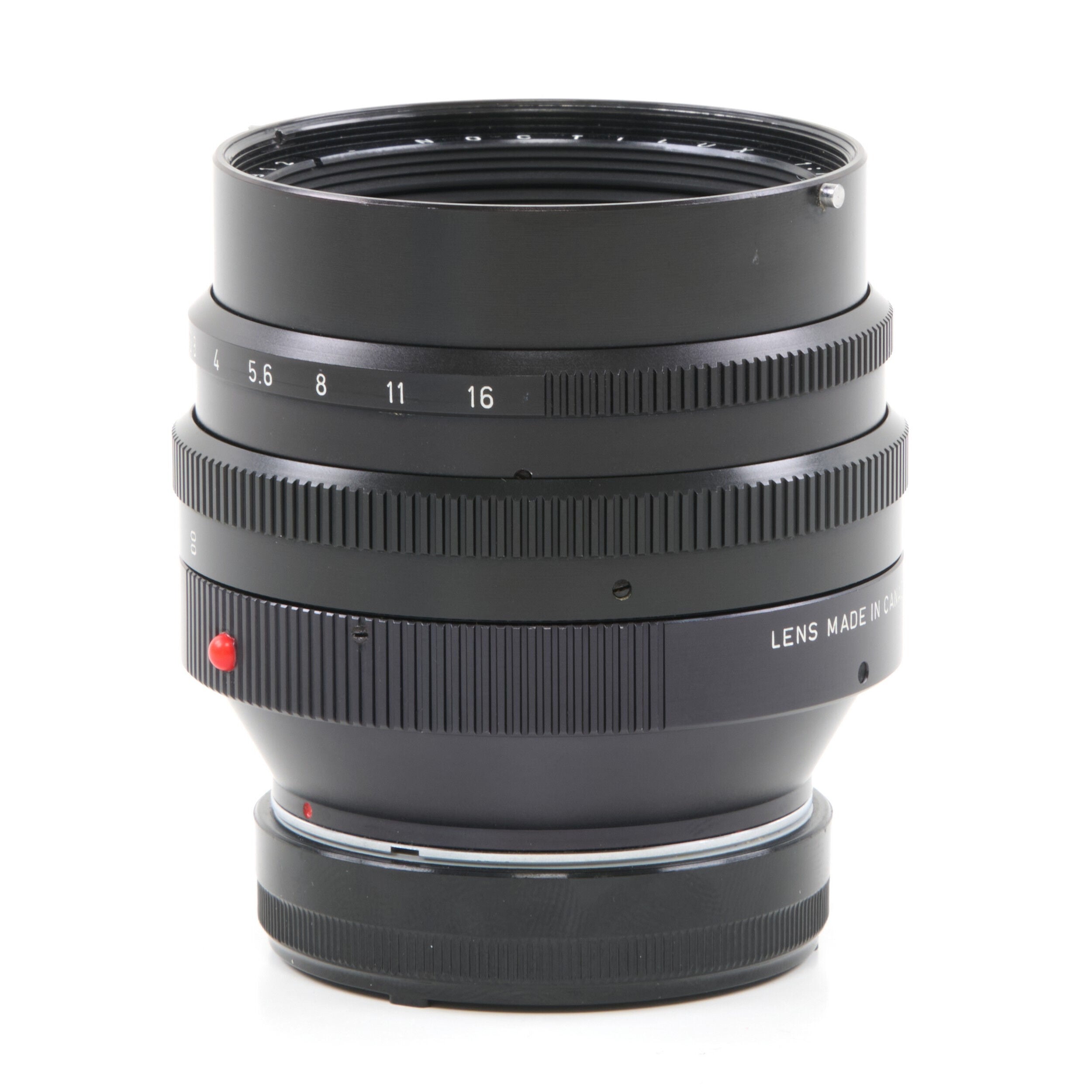 Leitz 50mm f1 Noctilux E58 + 12519 Zonnekap 2e Batch + Doos