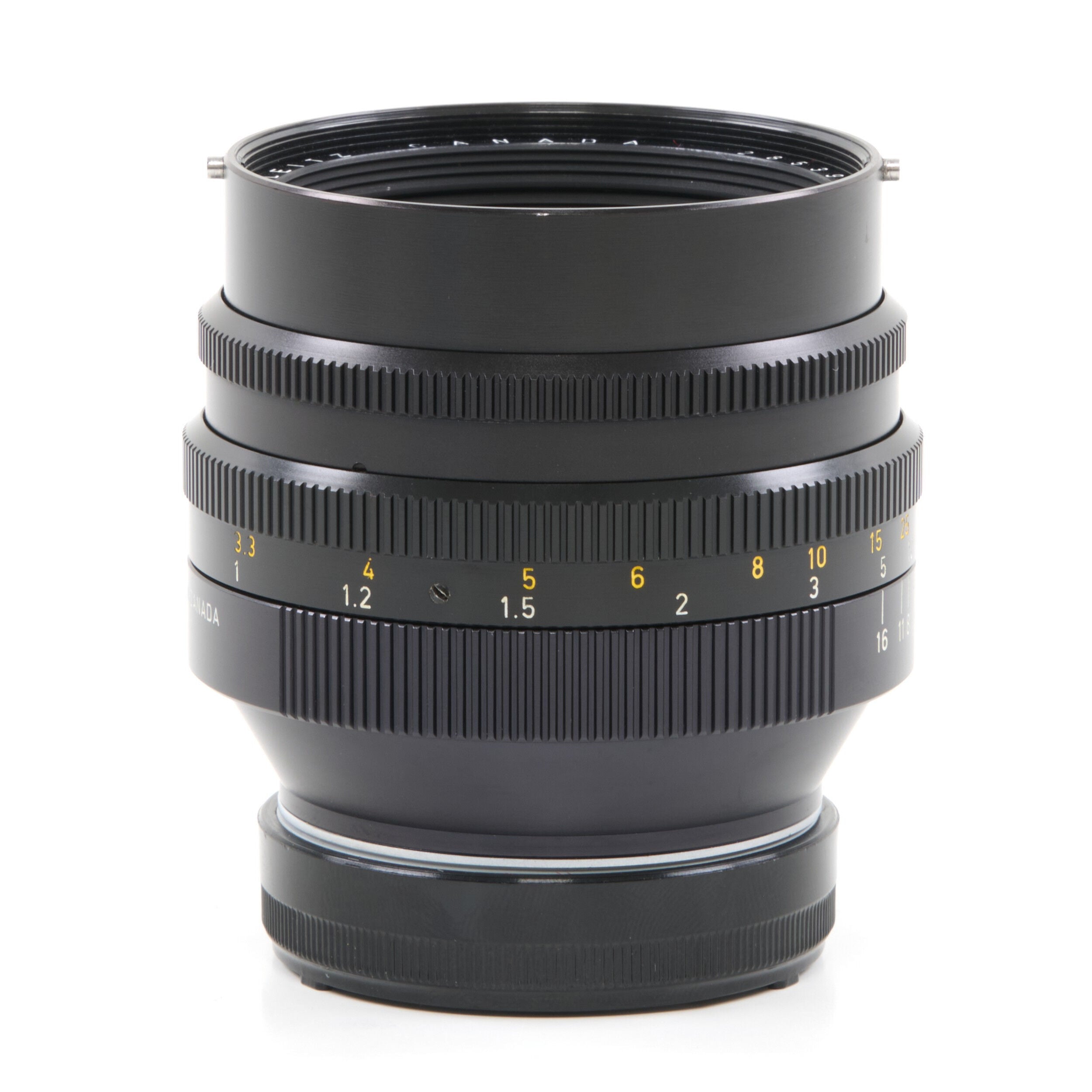 Leitz 50mm f1 Noctilux E58 + 12519 Zonnekap 2e Batch + Doos