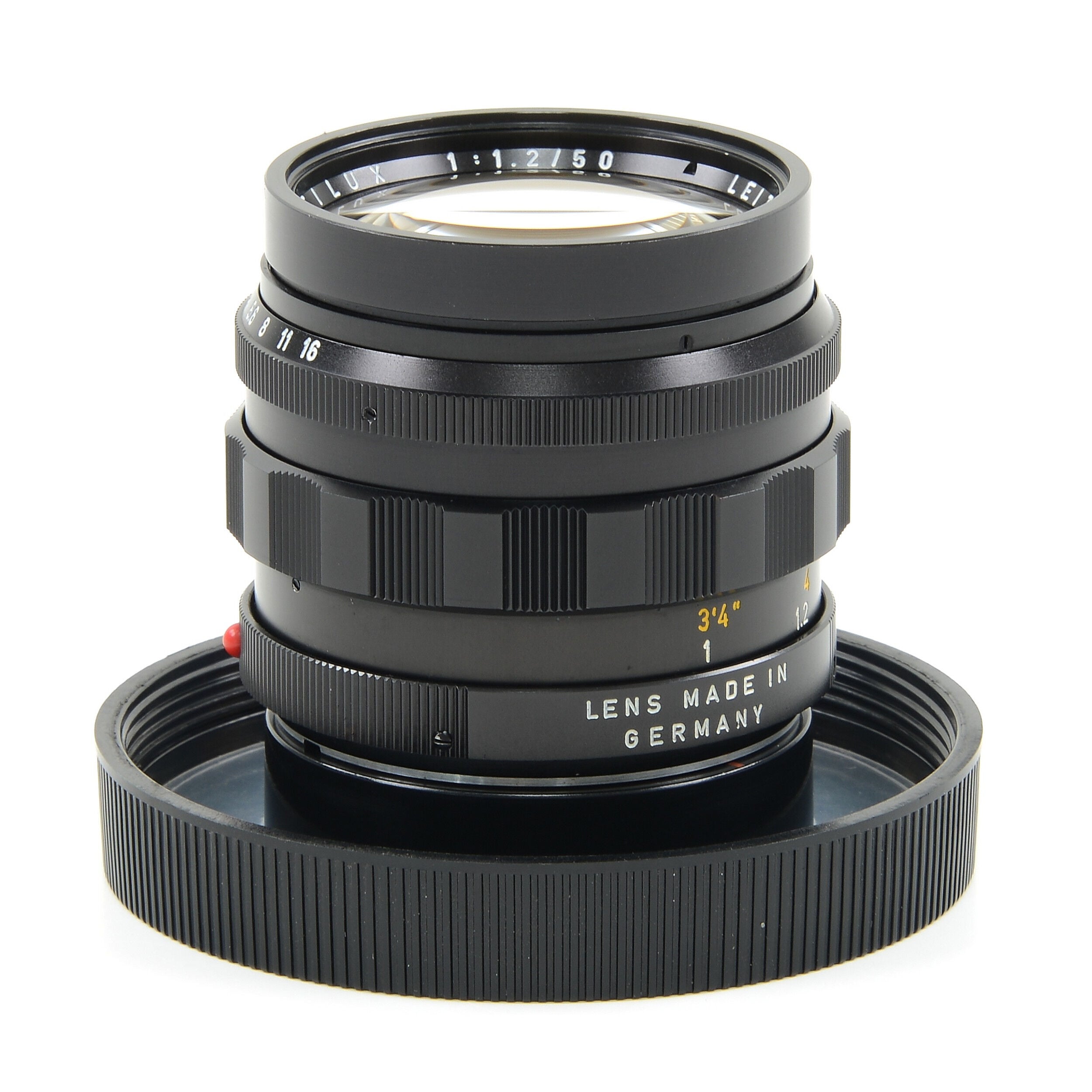 Leitz 50mm f1.2 Noctilux + doos 1e batch dikke voorvelg Zeer zeldzaam