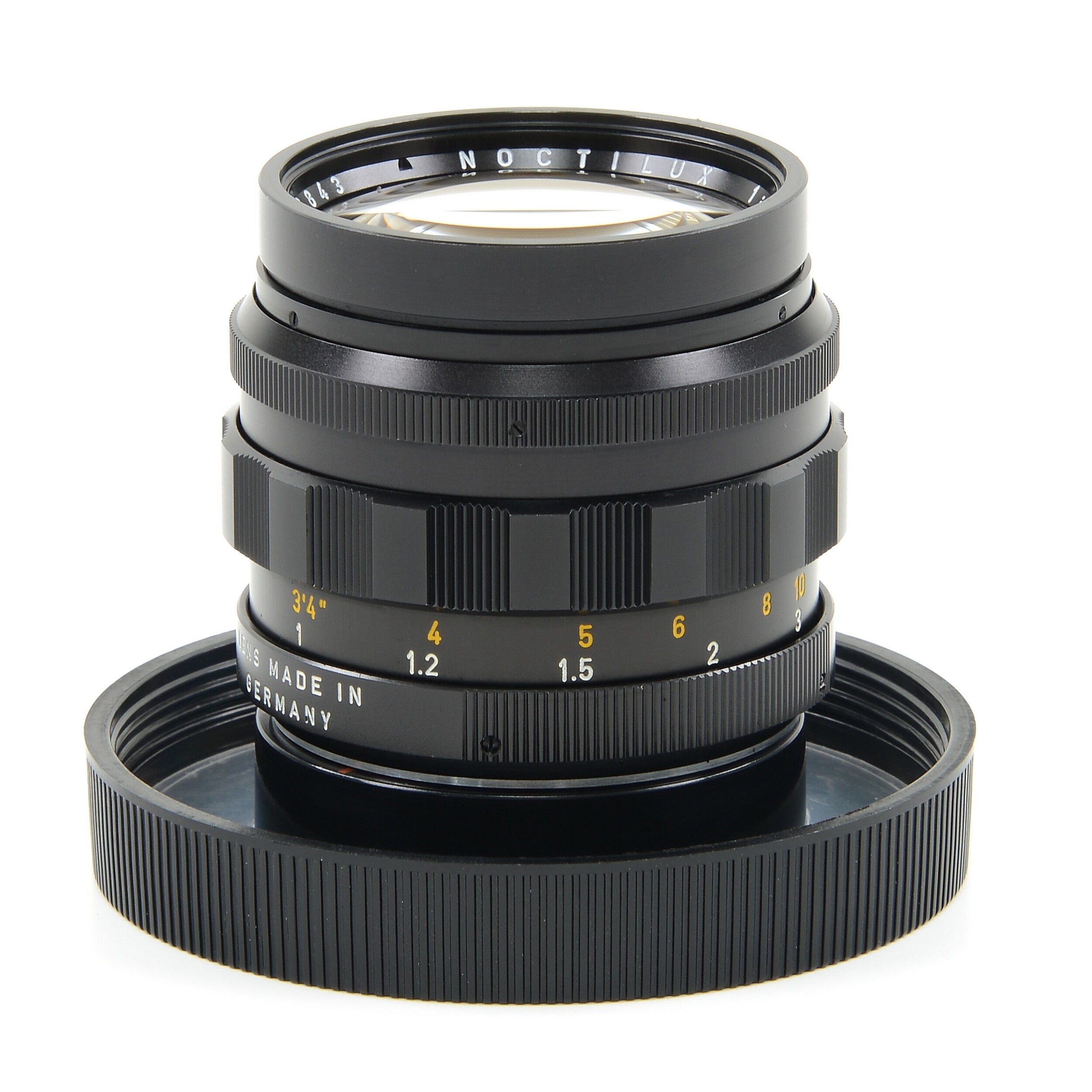 Leitz 50mm f1.2 Noctilux + doos 1e batch dikke voorvelg Zeer zeldzaam