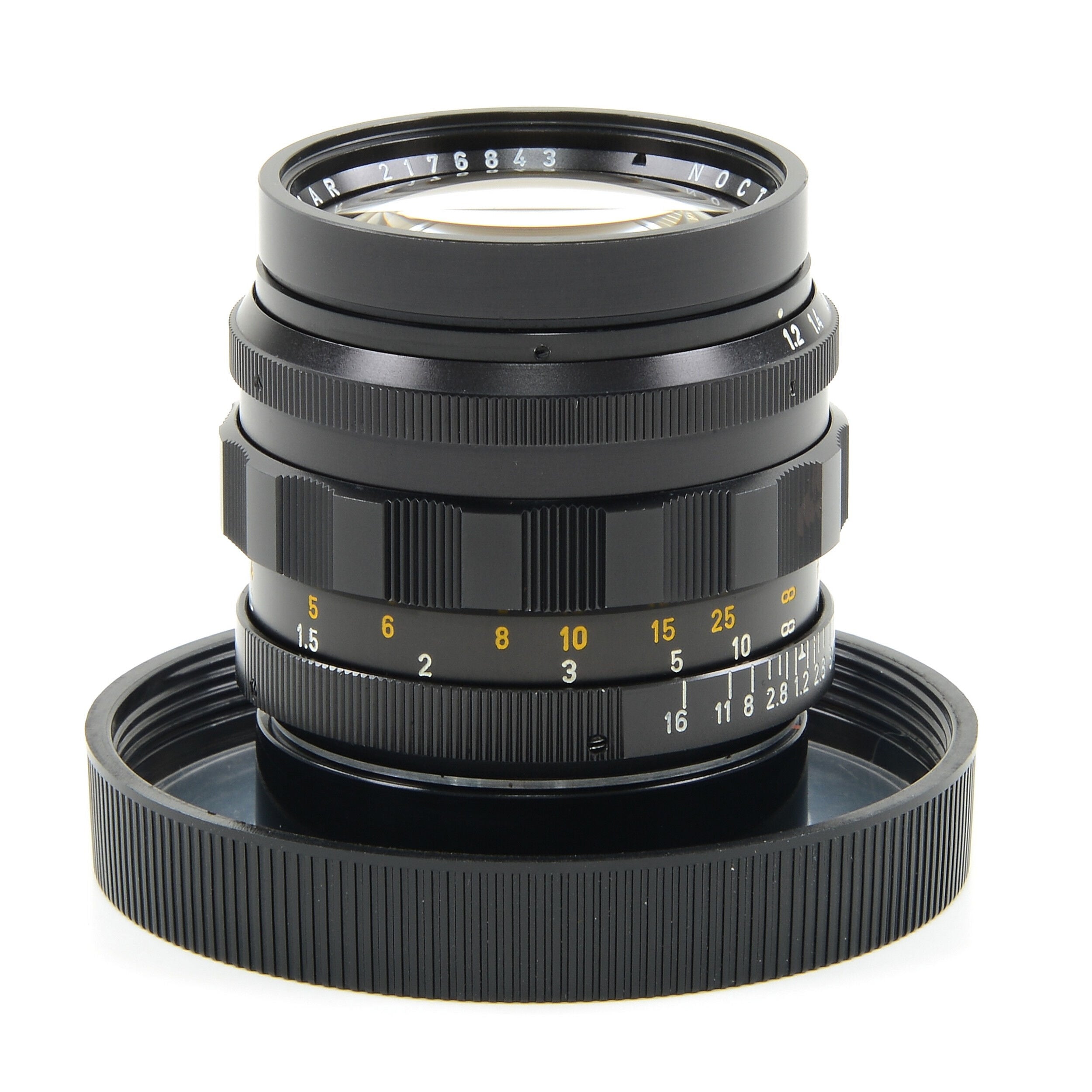 Leitz 50mm f1.2 Noctilux + doos 1e batch dikke voorvelg Zeer zeldzaam