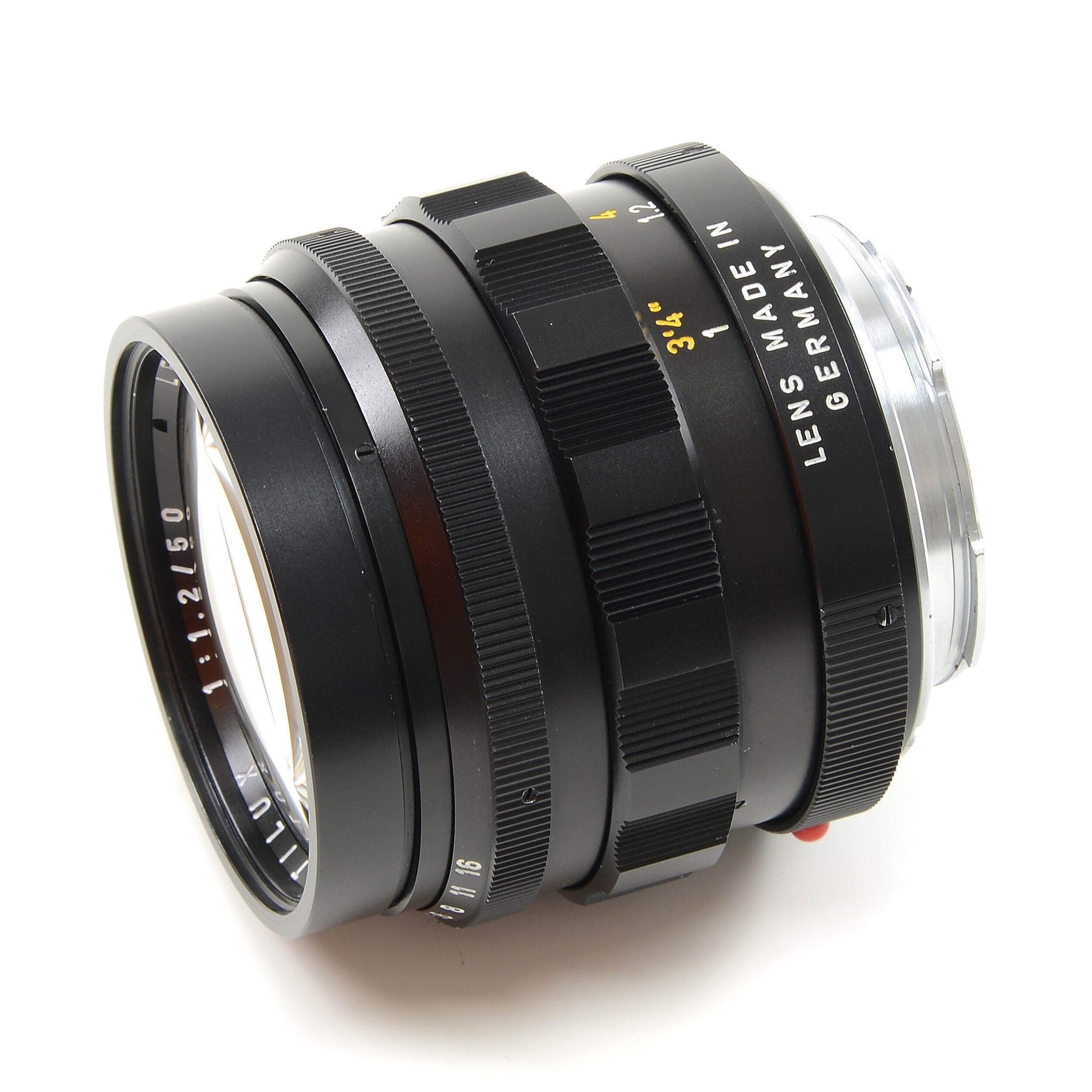 Leitz 50mm f1.2 Noctilux + doos 1e batch dikke voorvelg Zeer zeldzaam