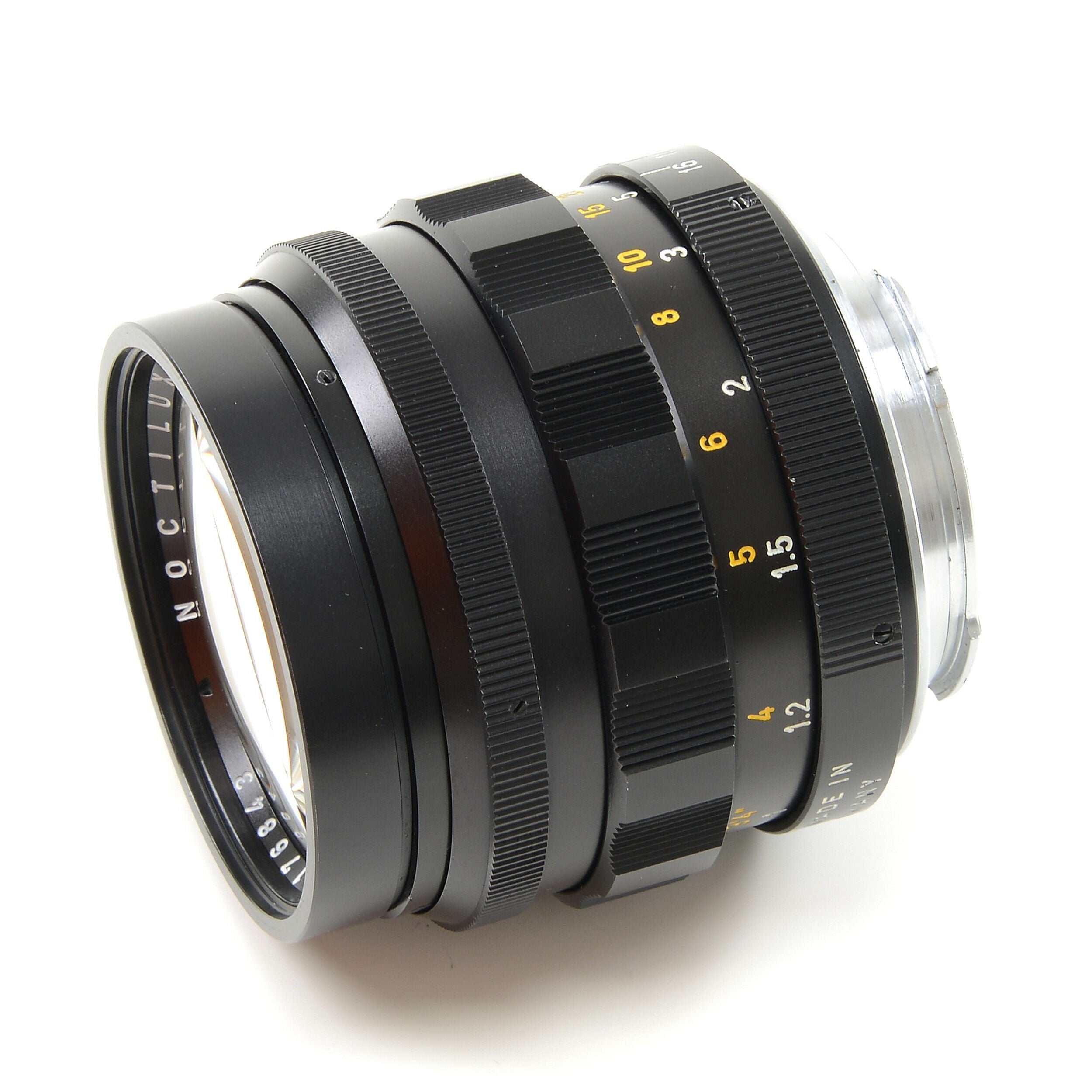 Leitz 50mm f1.2 Noctilux + doos 1e batch dikke voorvelg Zeer zeldzaam