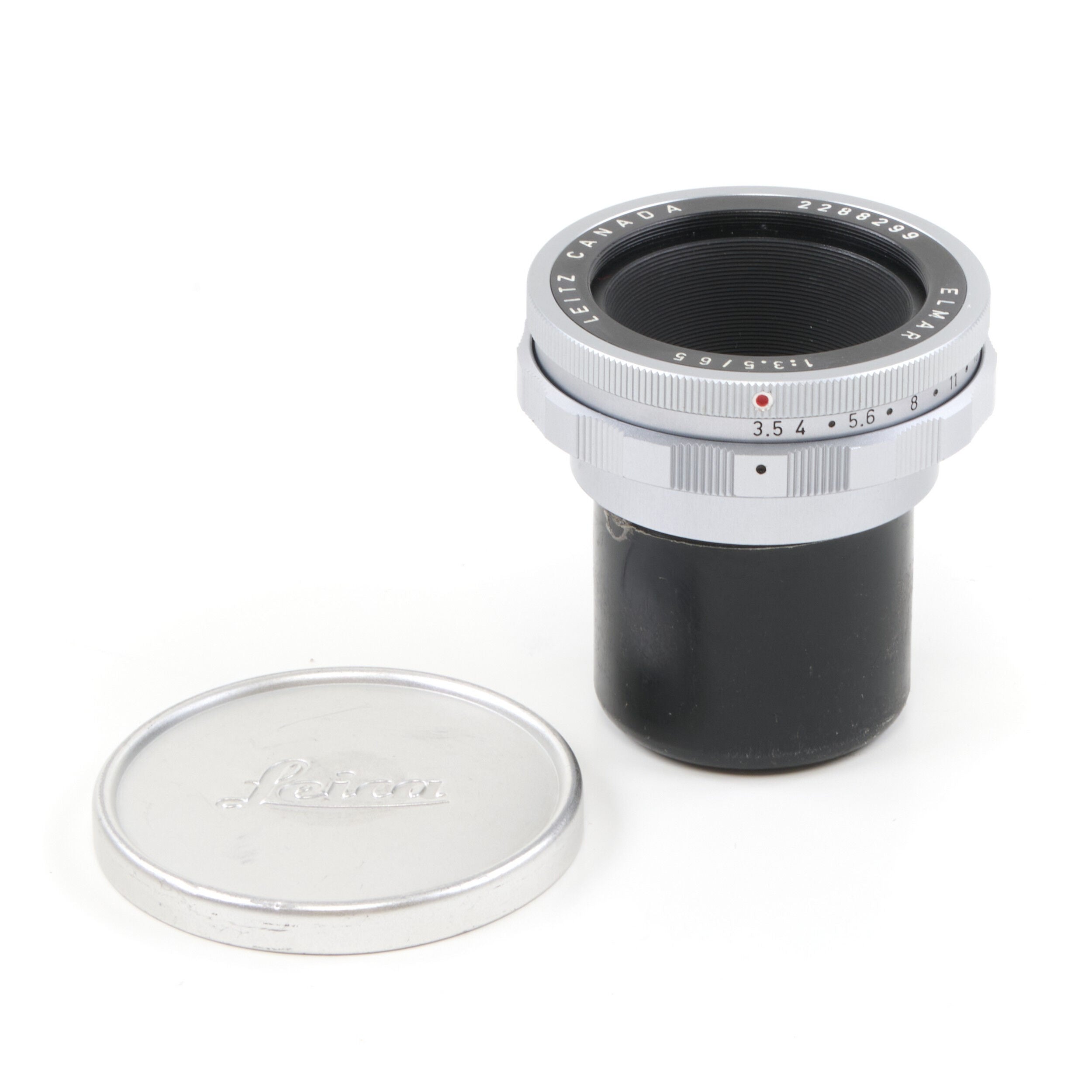 Leitz 65mm f3.5 Elmar Chrome Laatste batch Canada