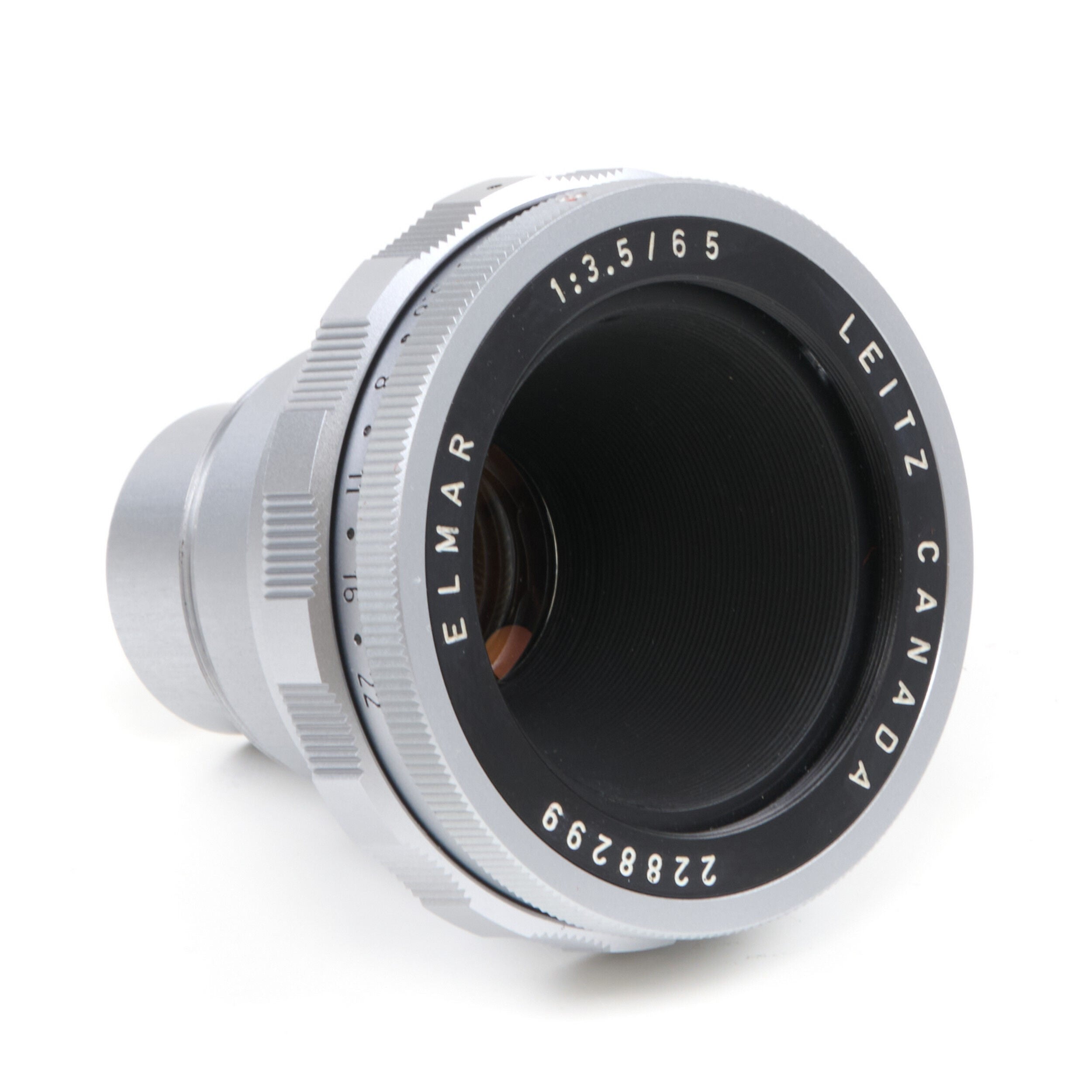 Leitz 65mm f3.5 Elmar Chrome Laatste batch Canada