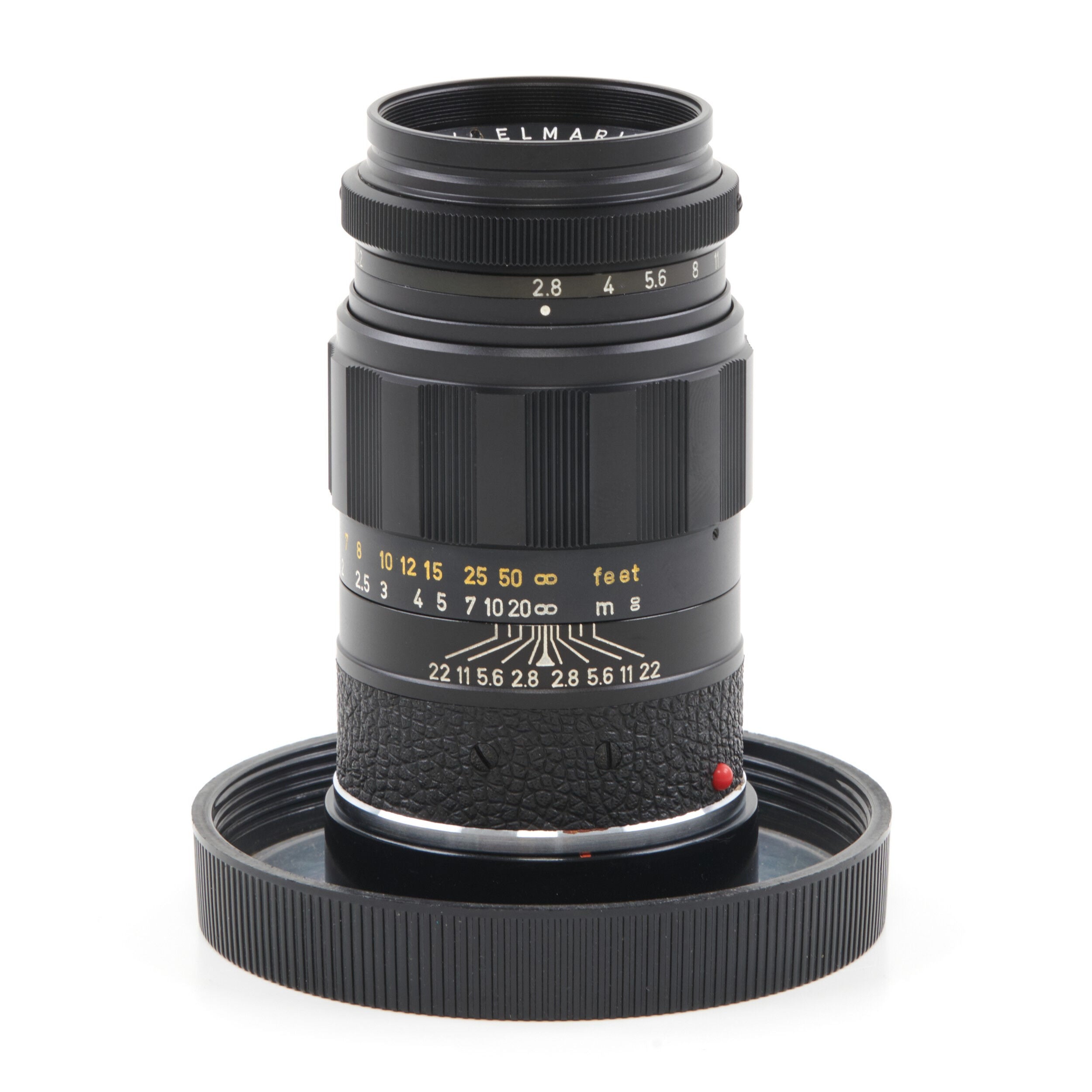 Leitz 90mm f2.8 Elmarit Zwart + Doos