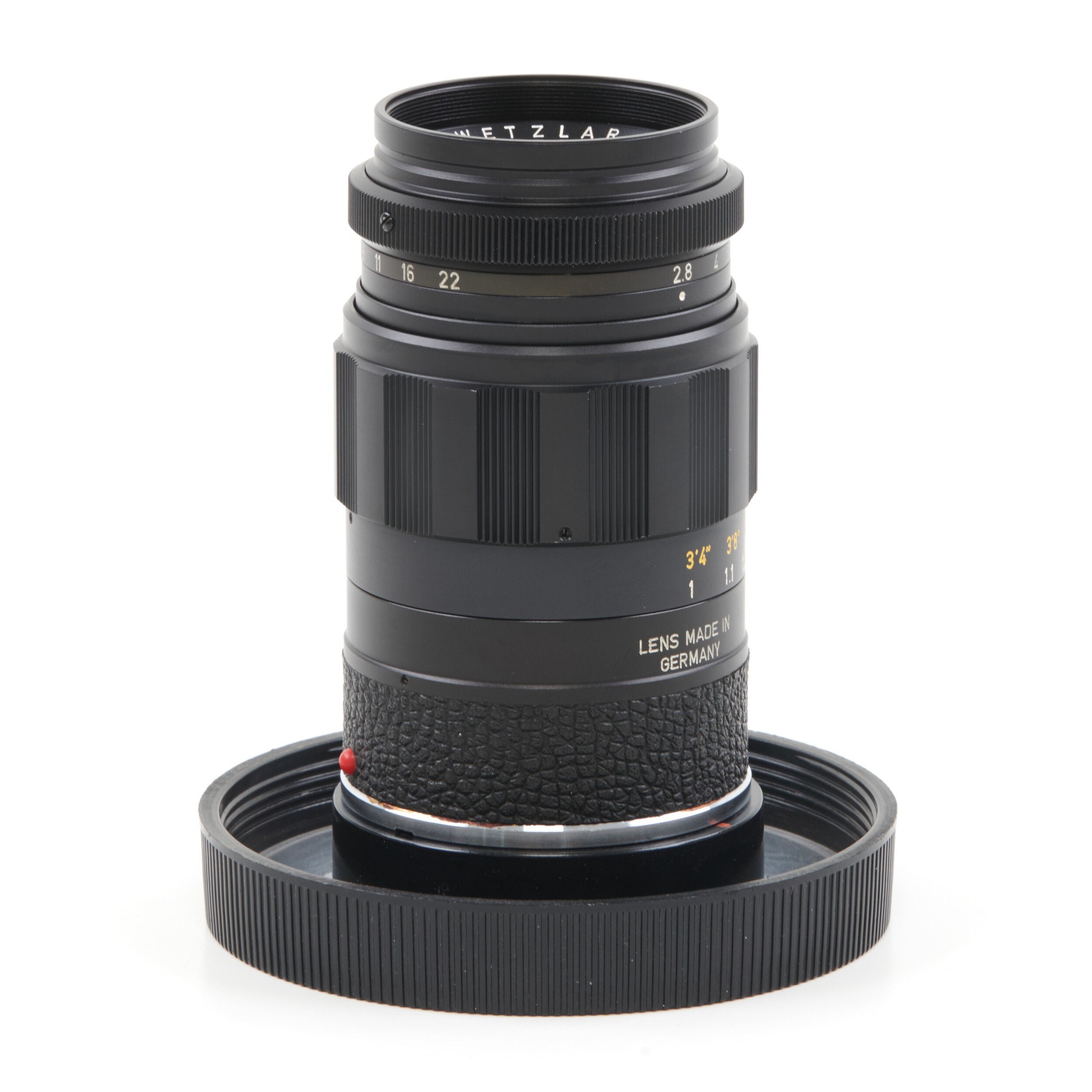 Leitz 90mm f2.8 Elmarit Zwart + Doos
