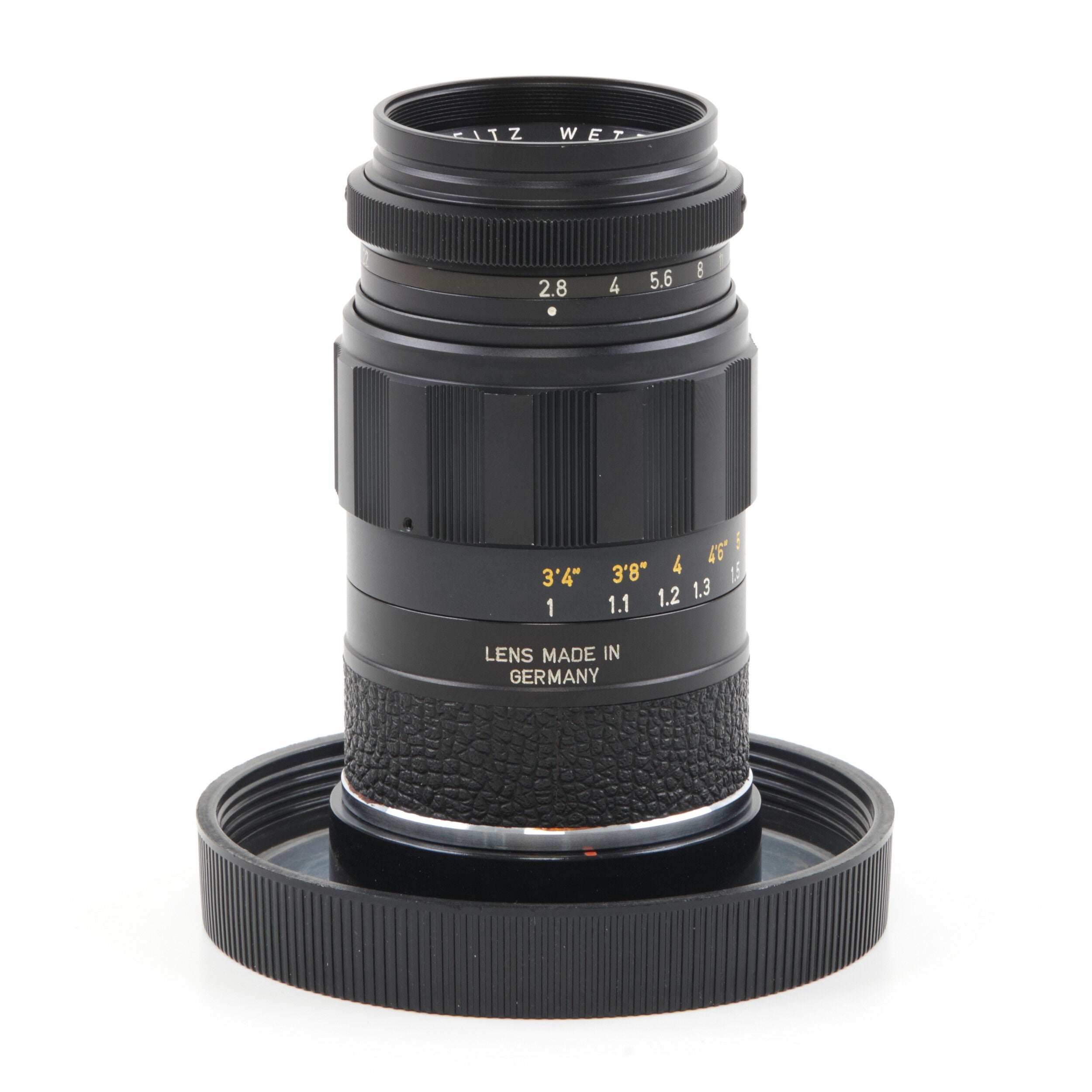 Leitz 90mm f2.8 Elmarit Zwart + Doos