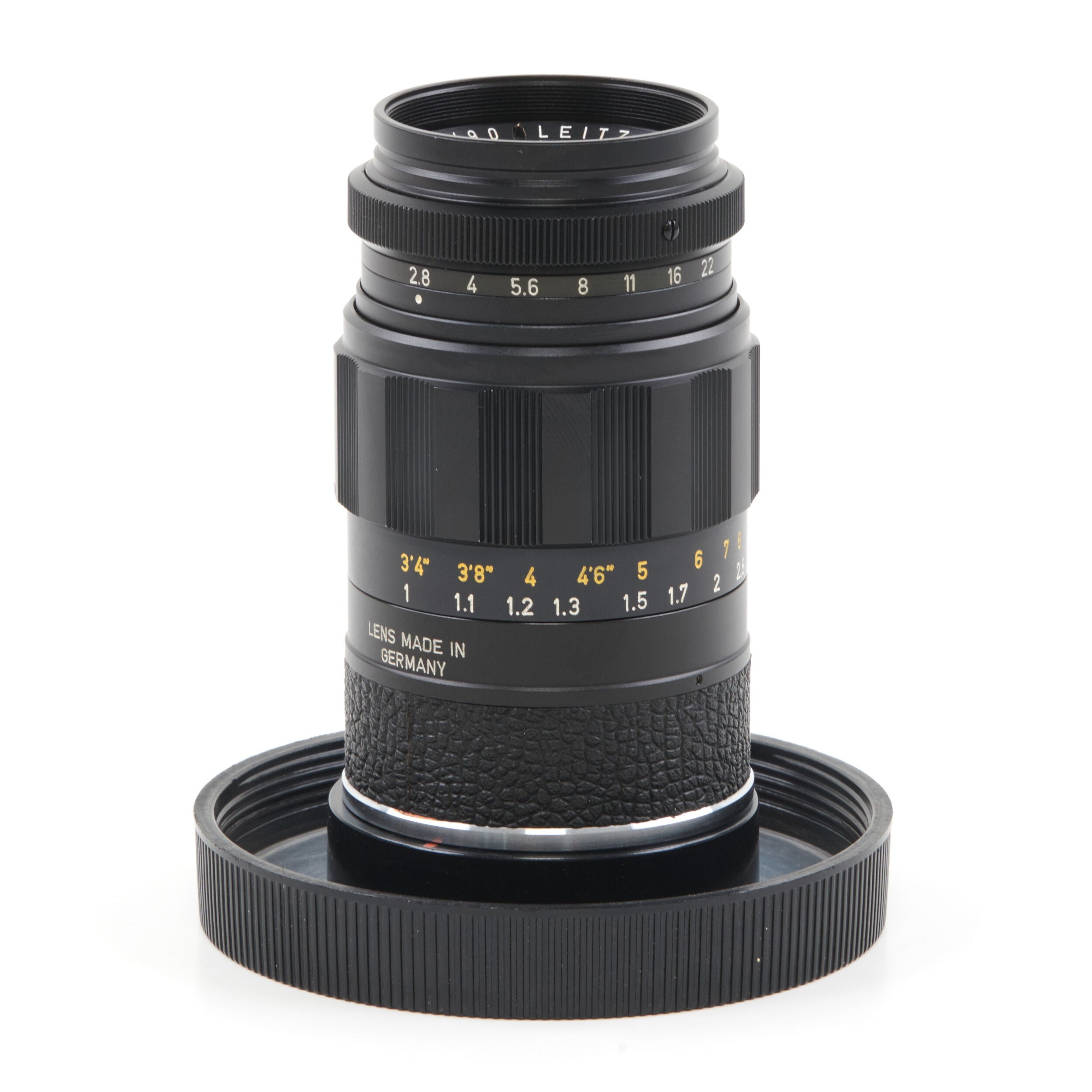 Leitz 90mm f2.8 Elmarit Zwart + Doos