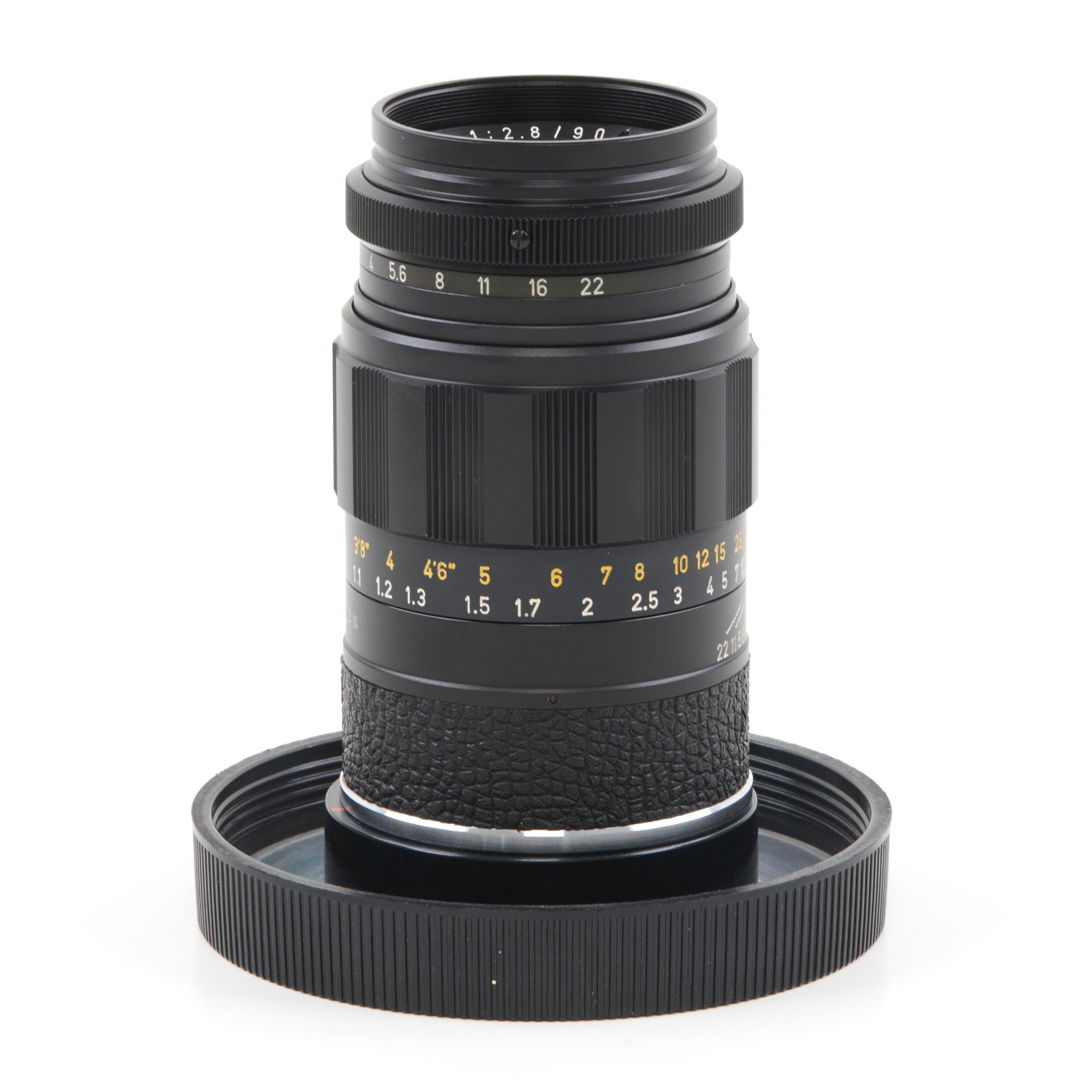 Leitz 90mm f2.8 Elmarit Zwart + Doos