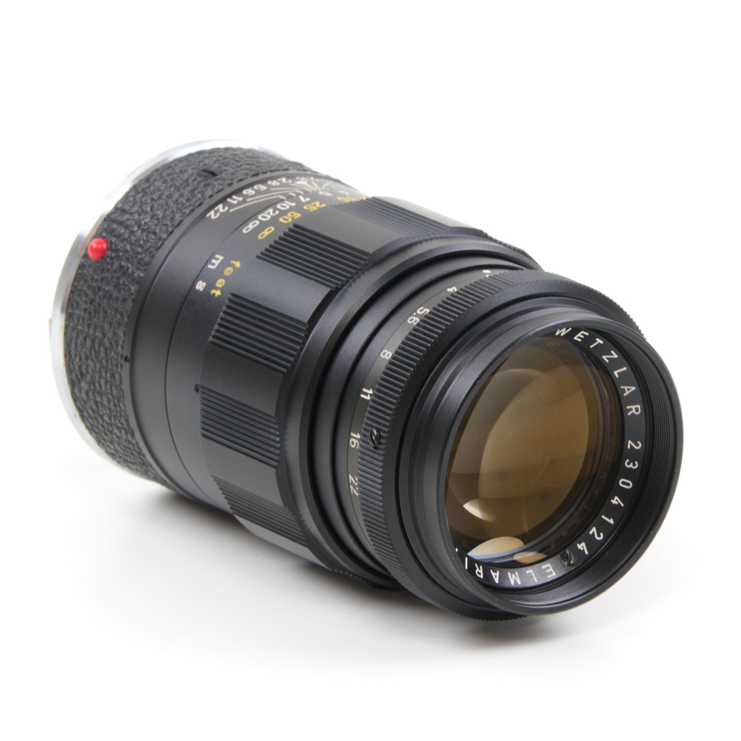Leitz 90mm f2.8 Elmarit Zwart + Doos