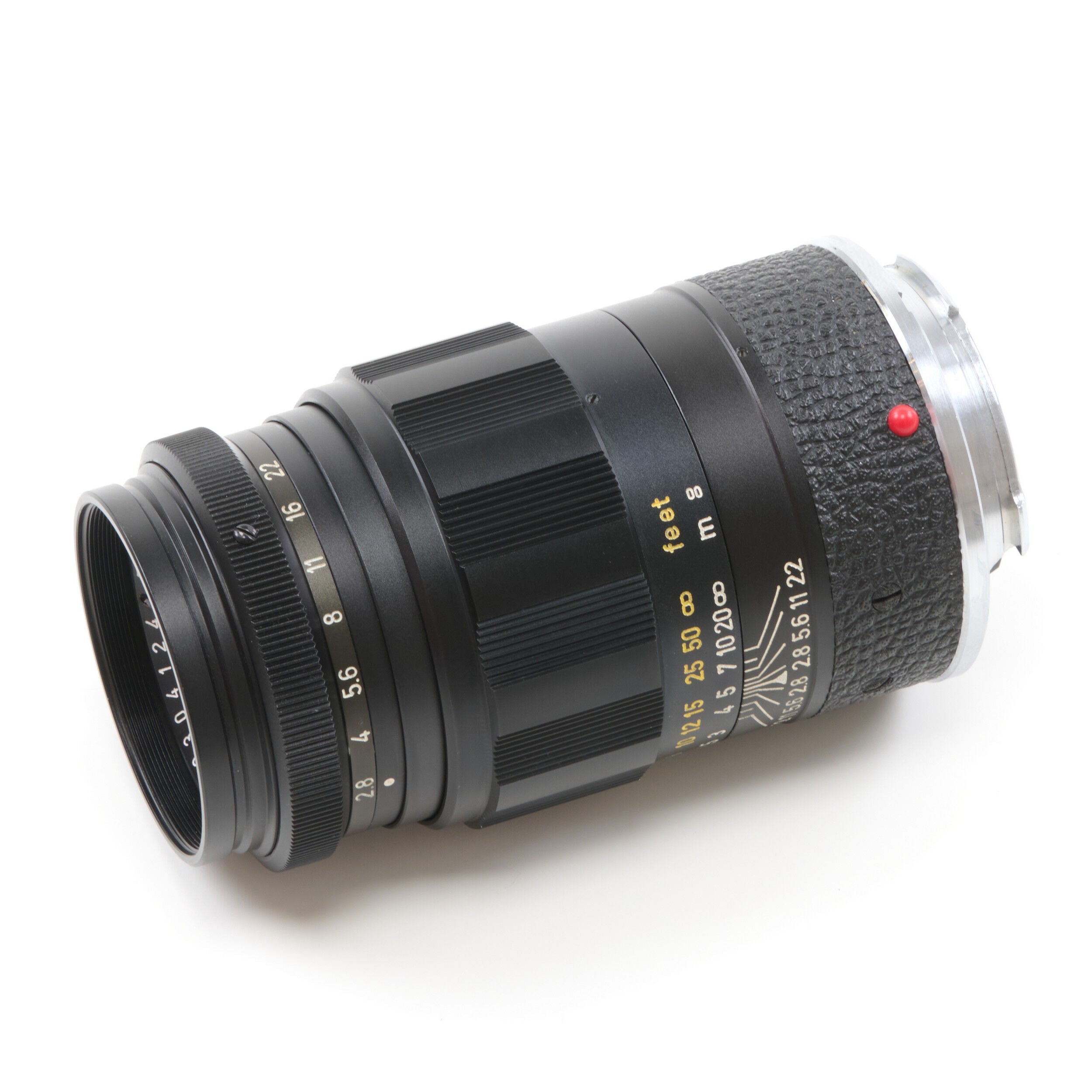 Leitz 90mm f2.8 Elmarit Zwart + Doos