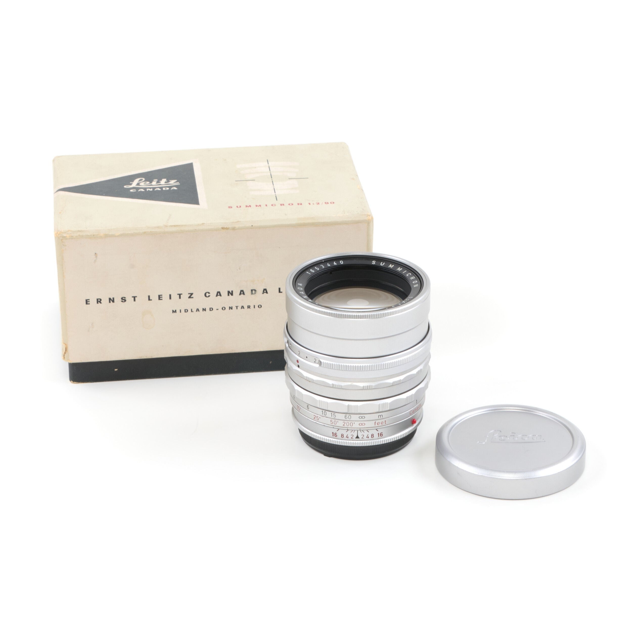 Leitz 90mm f2 Summicron Korte Versie + Doos