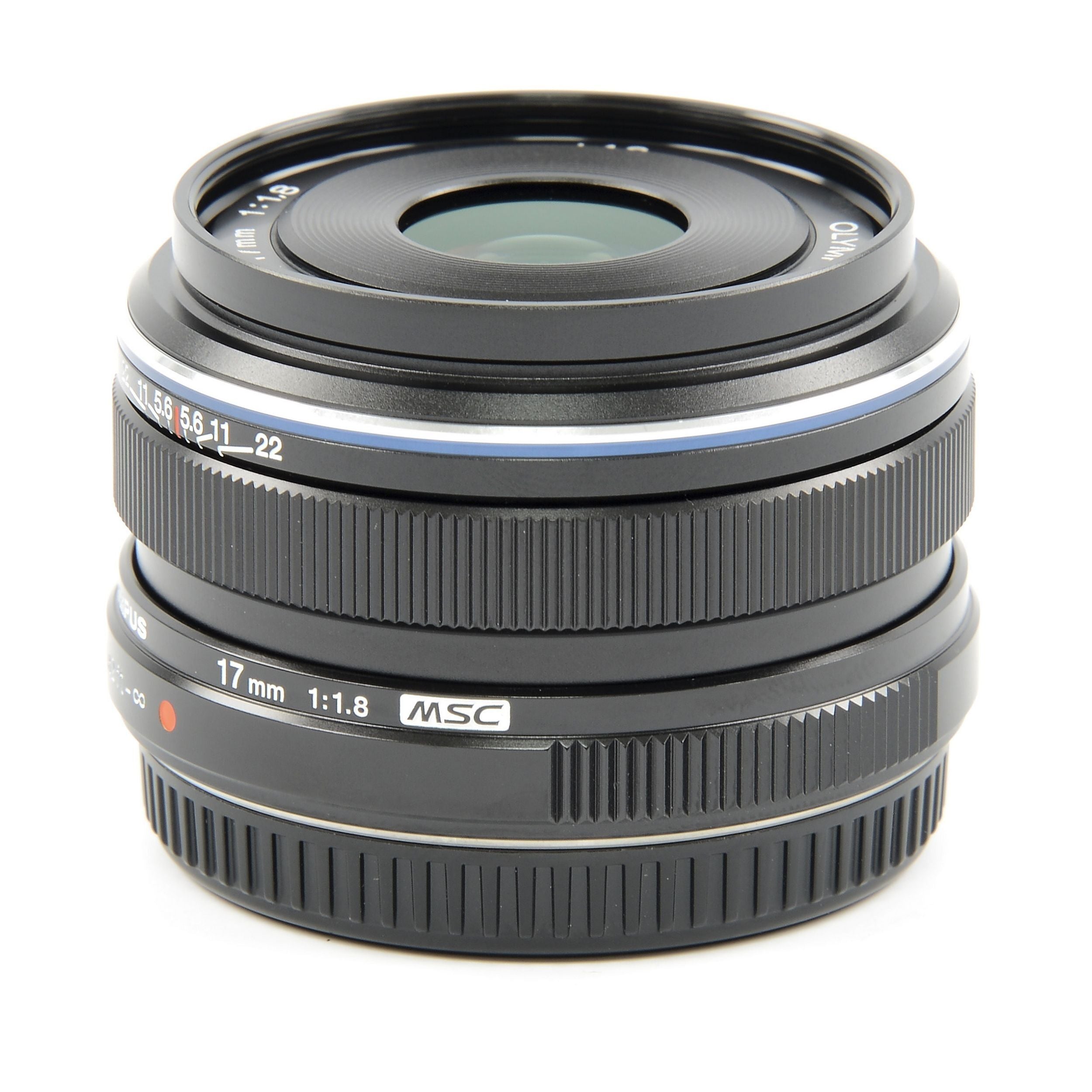 Olympus M. Zuiko Digital 17mm f1.8 MSC Lens Zwart + Doos