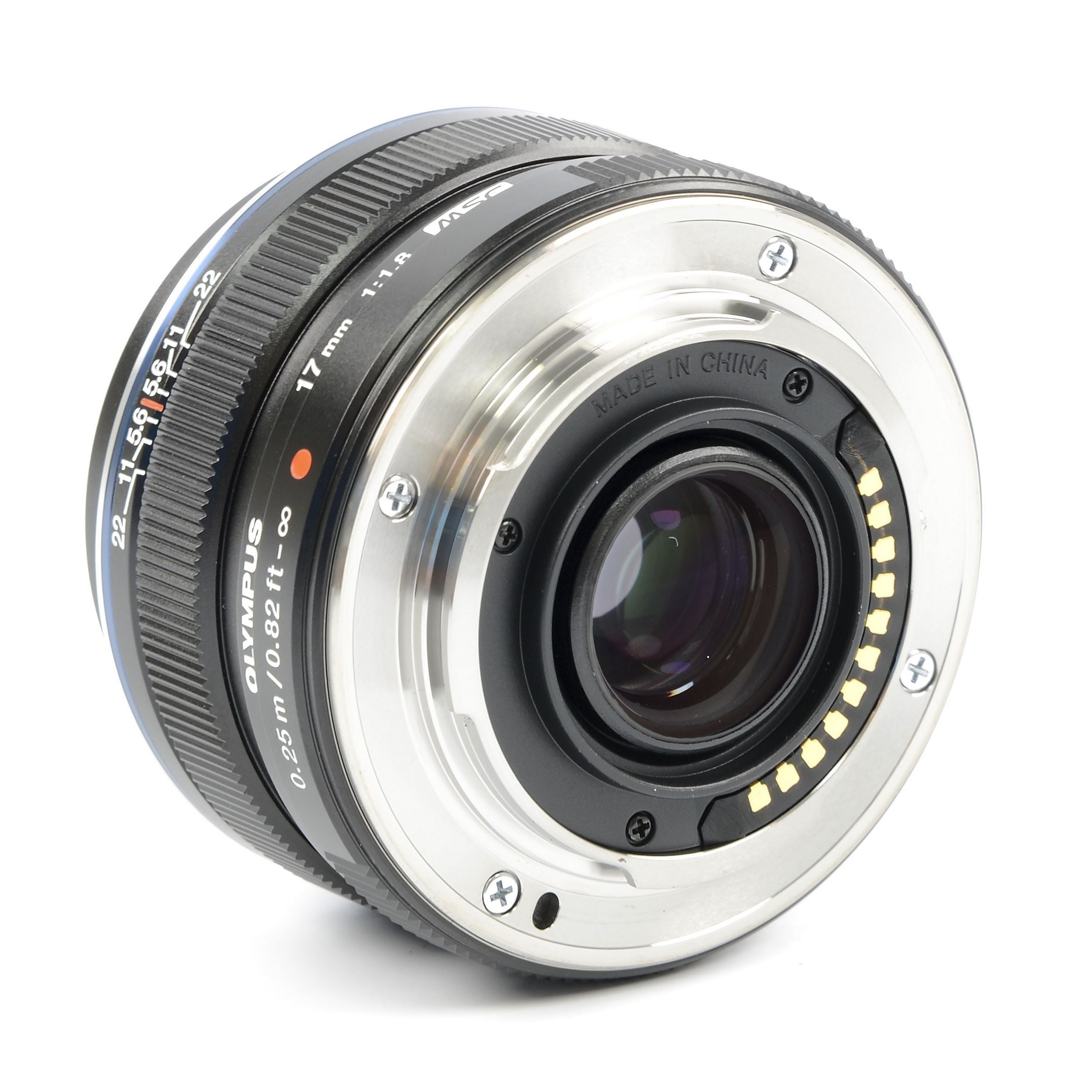 Olympus M. Zuiko Digital 17mm f1.8 MSC Lens Zwart + Doos