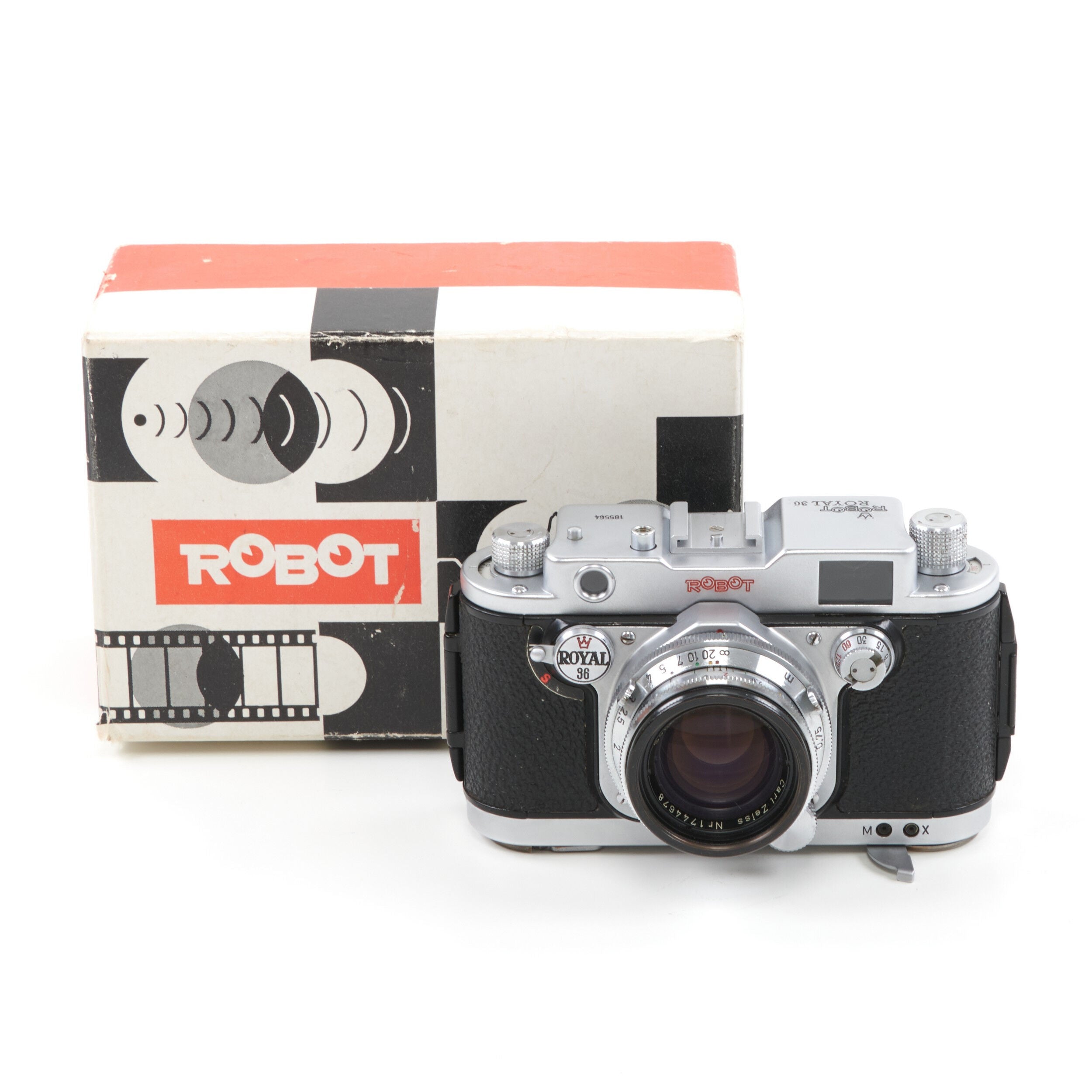 Robot Royal 36 Met Serieschakeling + Carl Zeiss 50mm f2 Sonnar + Doos