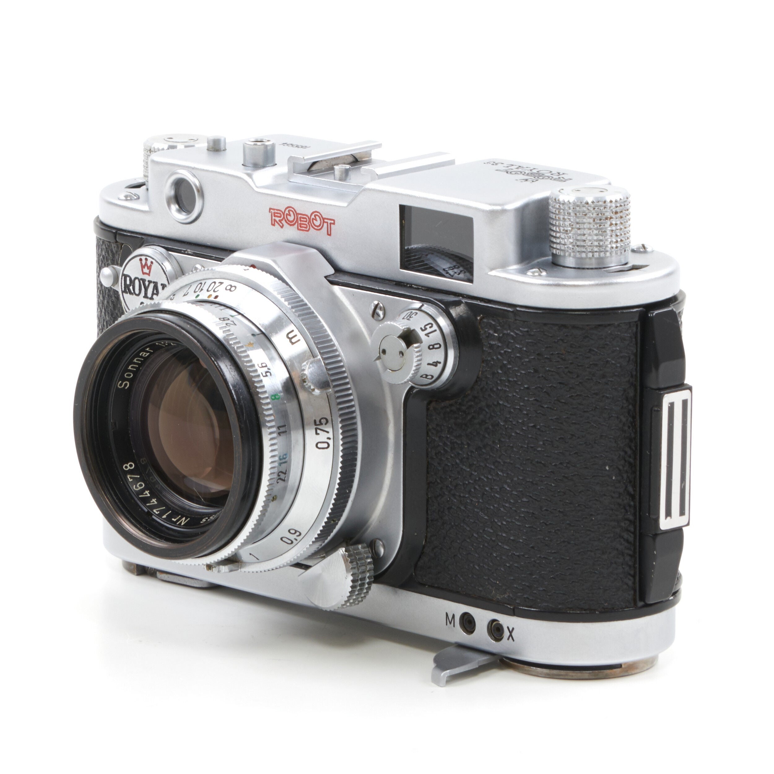 Robot Royal 36 Met Serieschakeling + Carl Zeiss 50mm f2 Sonnar + Doos