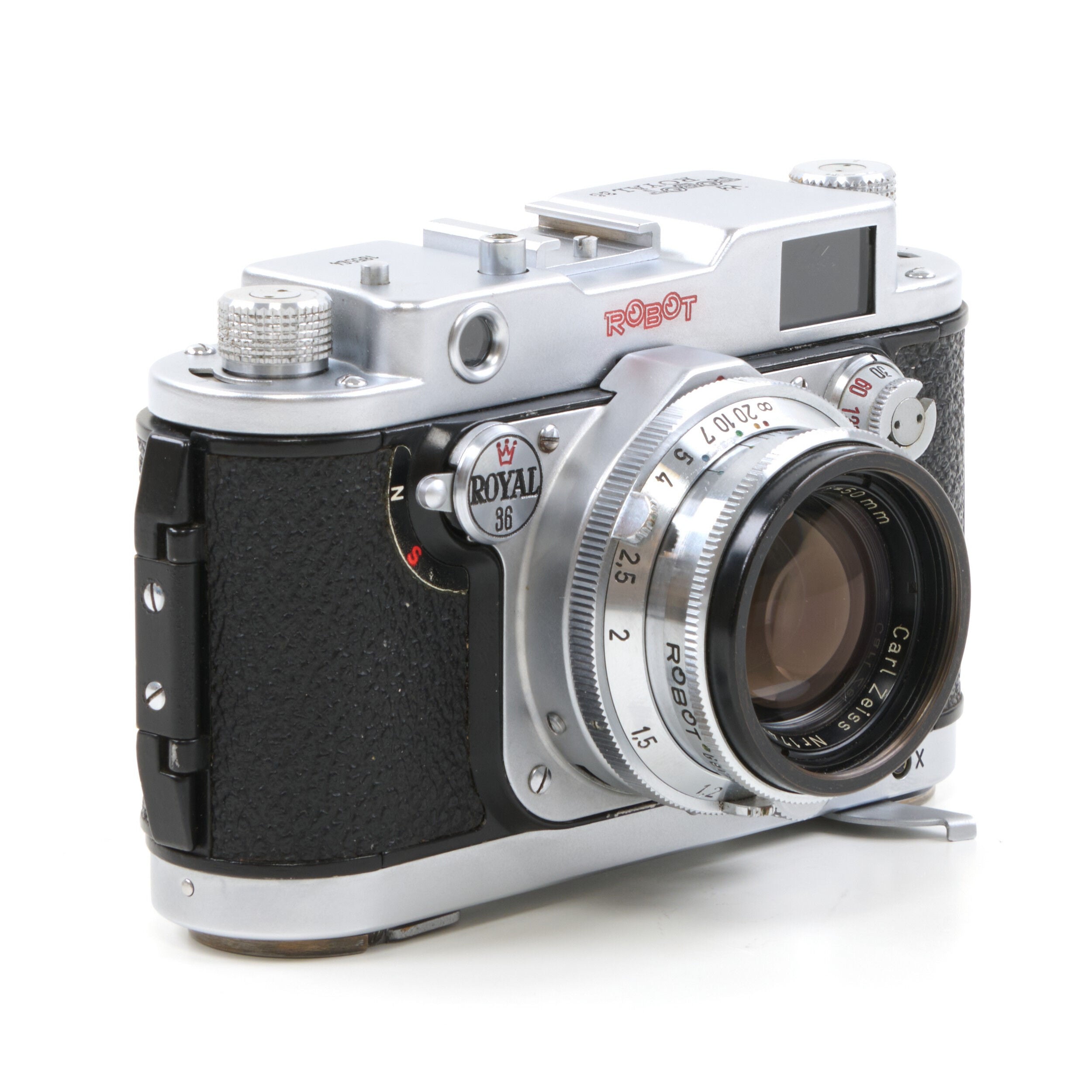 Robot Royal 36 Met Serieschakeling + Carl Zeiss 50mm f2 Sonnar + Doos