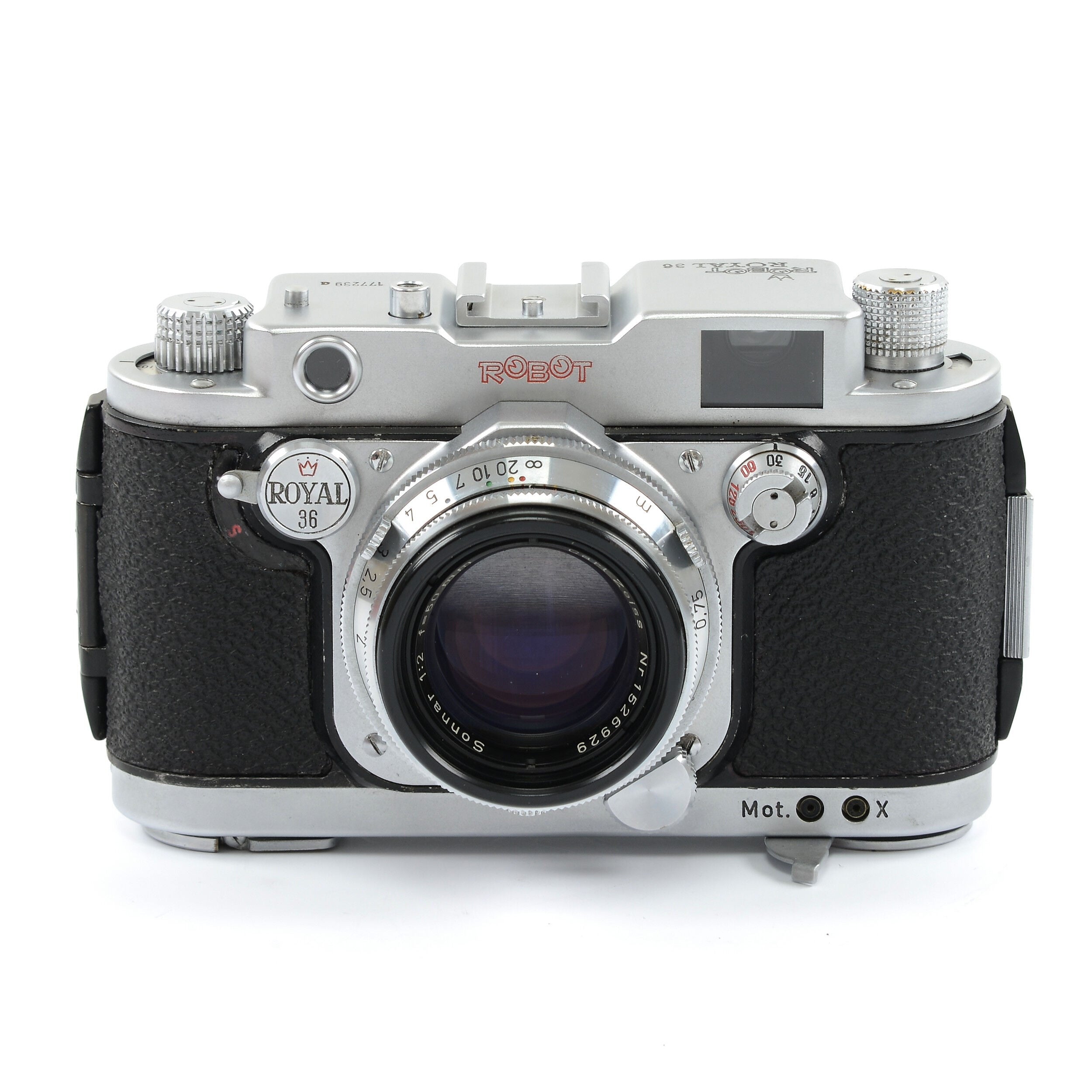 Robot Royal 36 Met Serieschakeling + Carl Zeiss 50mm f2 Sonnar + Doos