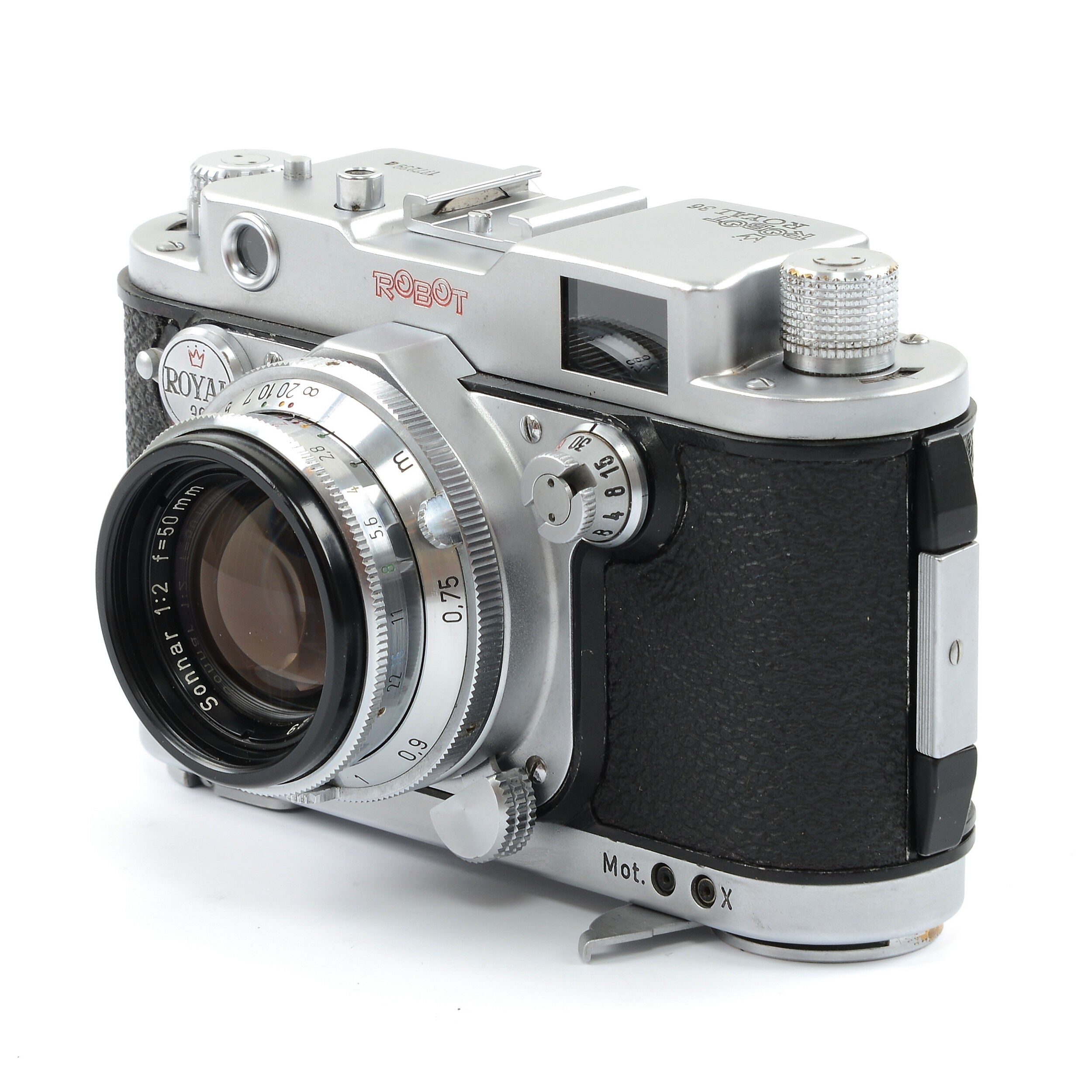 Robot Royal 36 Met Serieschakeling + Carl Zeiss 50mm f2 Sonnar + Doos