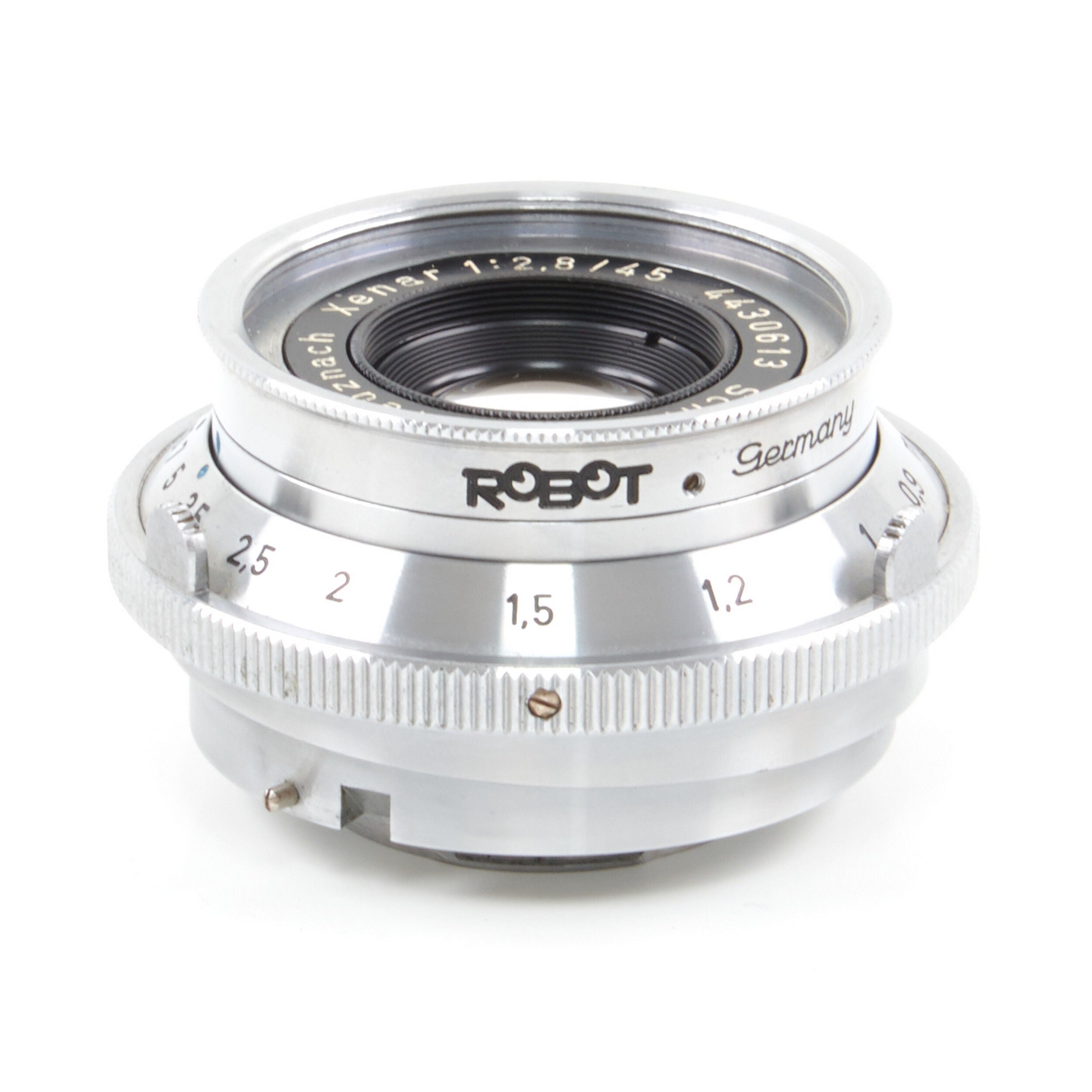 Robot Royal 36 + Schneider-Kreuznach 45mm f2.8 Xenar + Doos