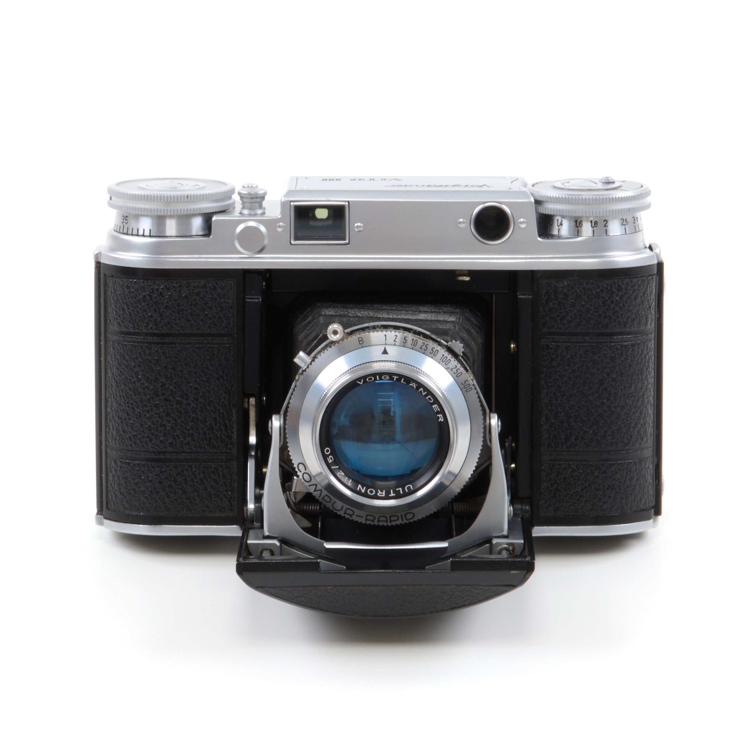 Voigtländer Vito III Zeer Vroege Batch + Ultron 50mm f2 Compur-Rapid + Doos