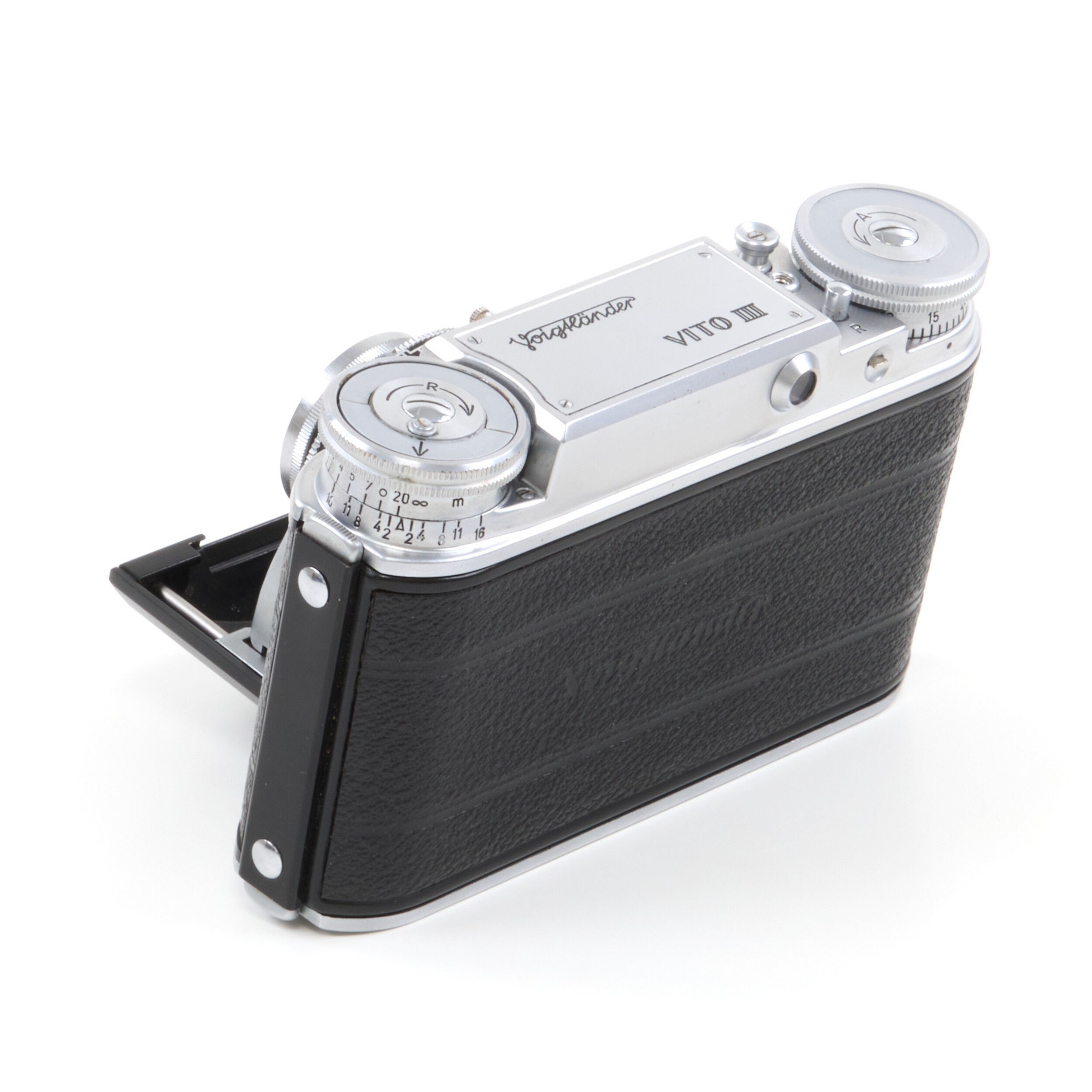 Voigtländer Vito III Zeer Vroege Batch + Ultron 50mm f2 Compur-Rapid + Doos