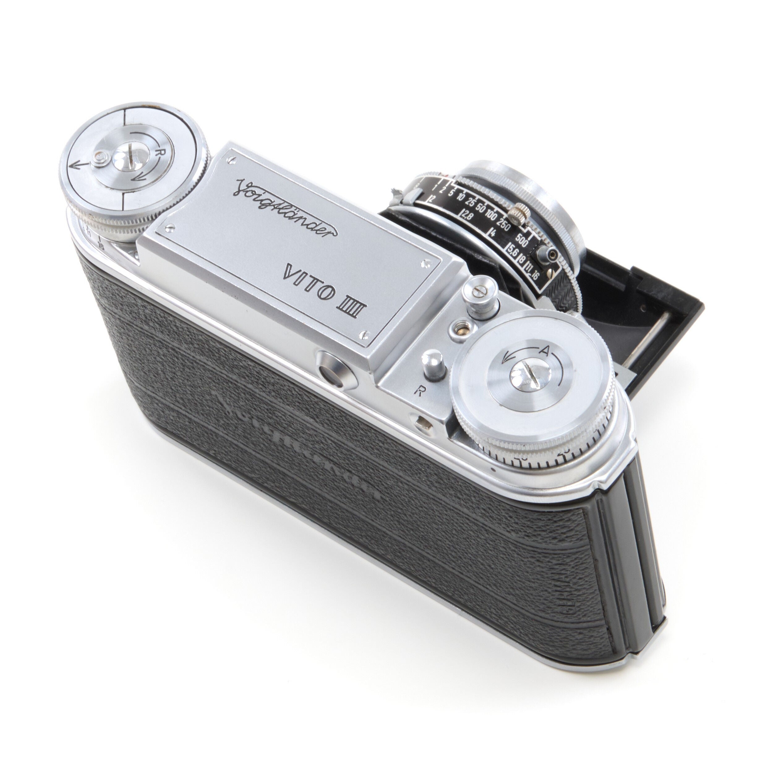 Voigtländer Vito III Zeer Vroege Batch + Ultron 50mm f2 Compur-Rapid + Doos