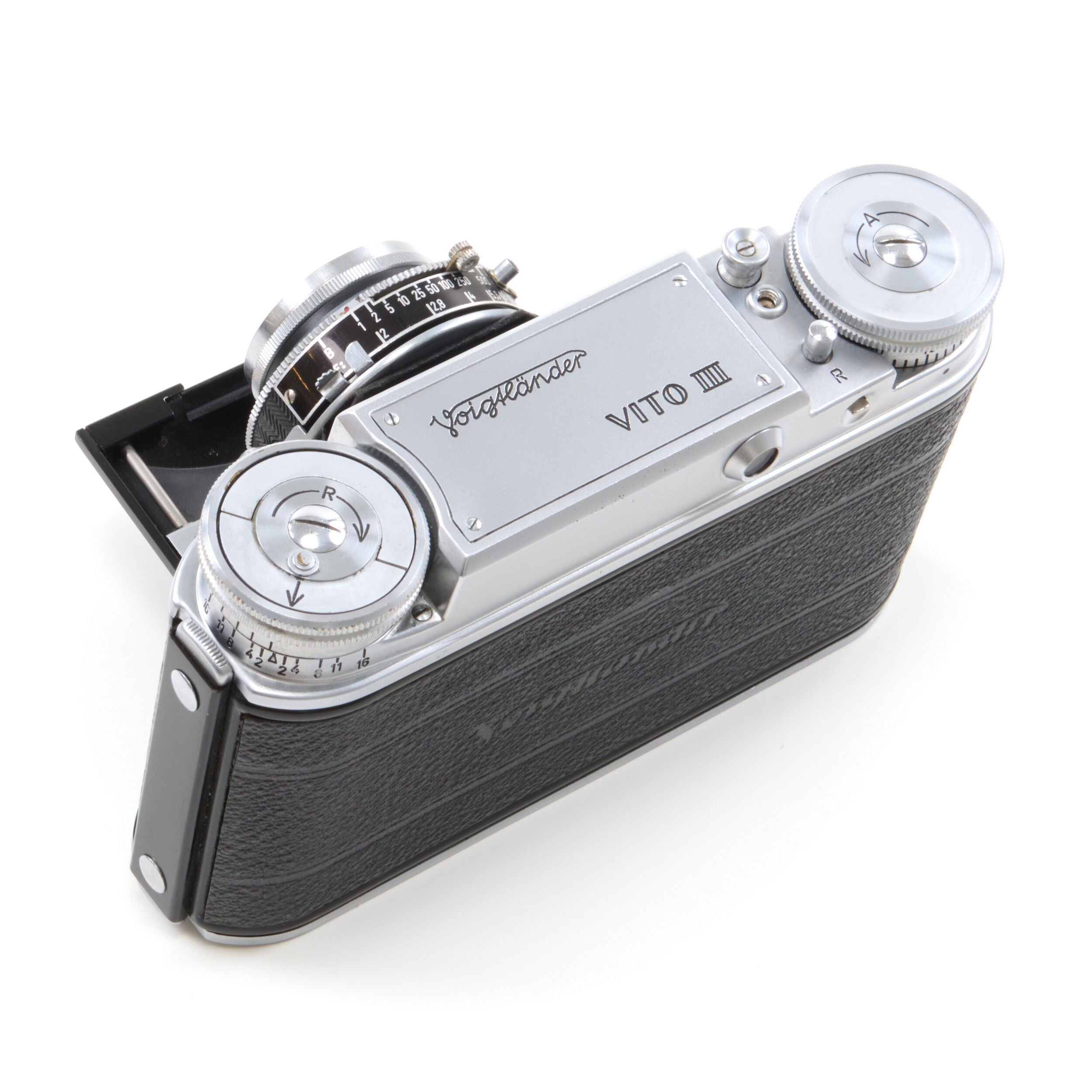 Voigtländer Vito III Zeer Vroege Batch + Ultron 50mm f2 Compur-Rapid + Doos