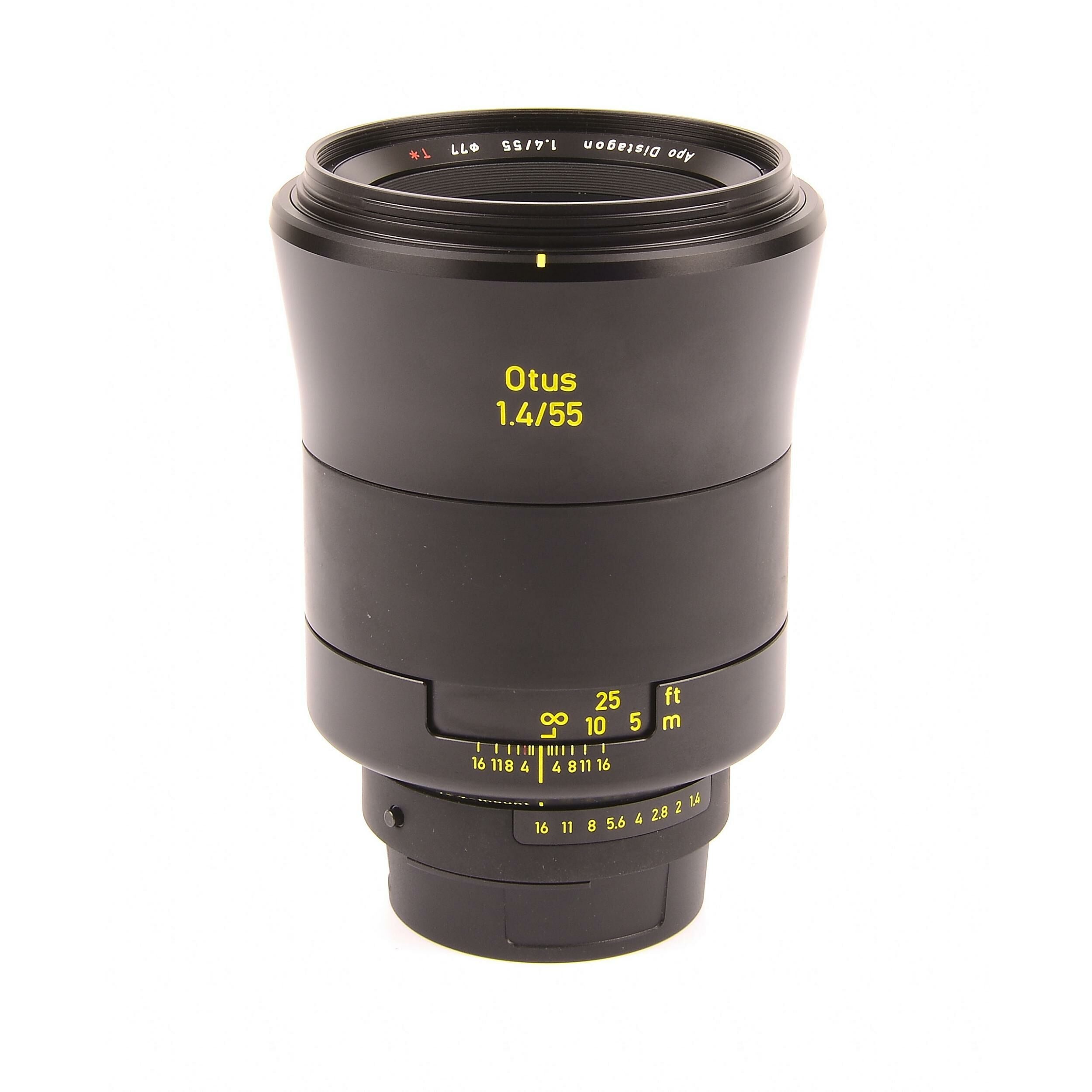 Zeiss 55mm f1.4 Otus XF.2 Nikon Vatting + Doos