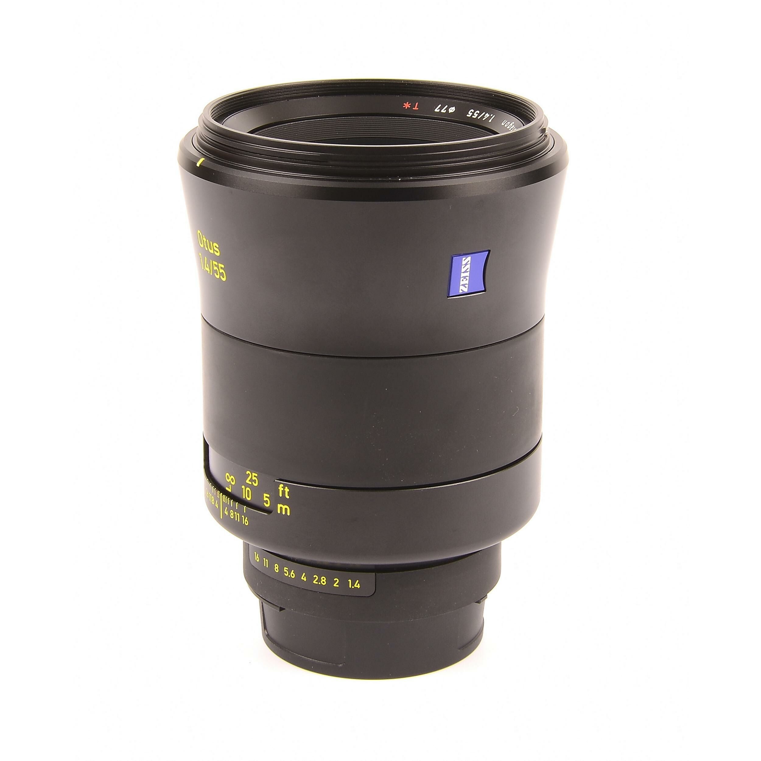 Zeiss 55mm f1.4 Otus XF.2 Nikon Vatting + Doos