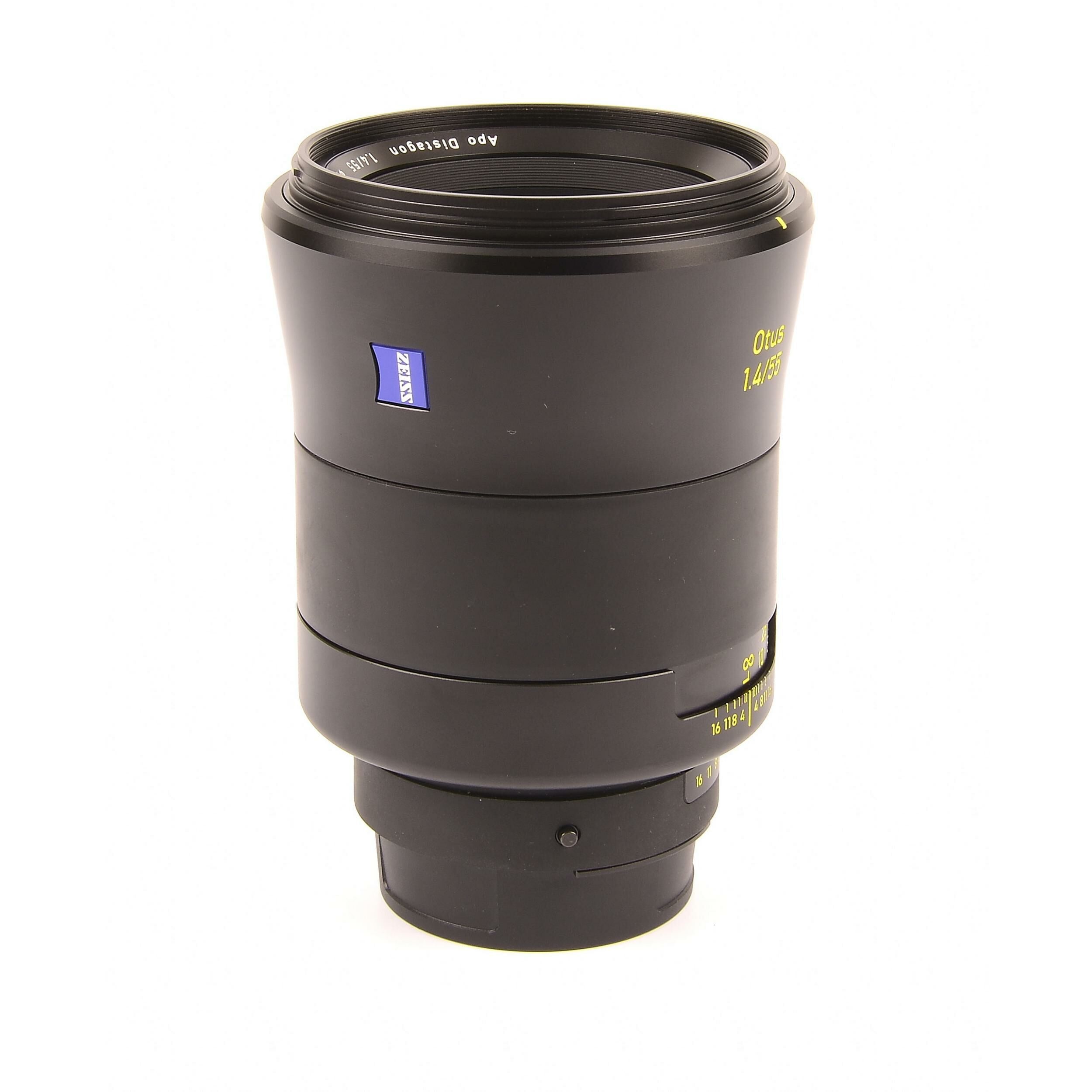 Zeiss 55mm f1.4 Otus XF.2 Nikon Vatting + Doos