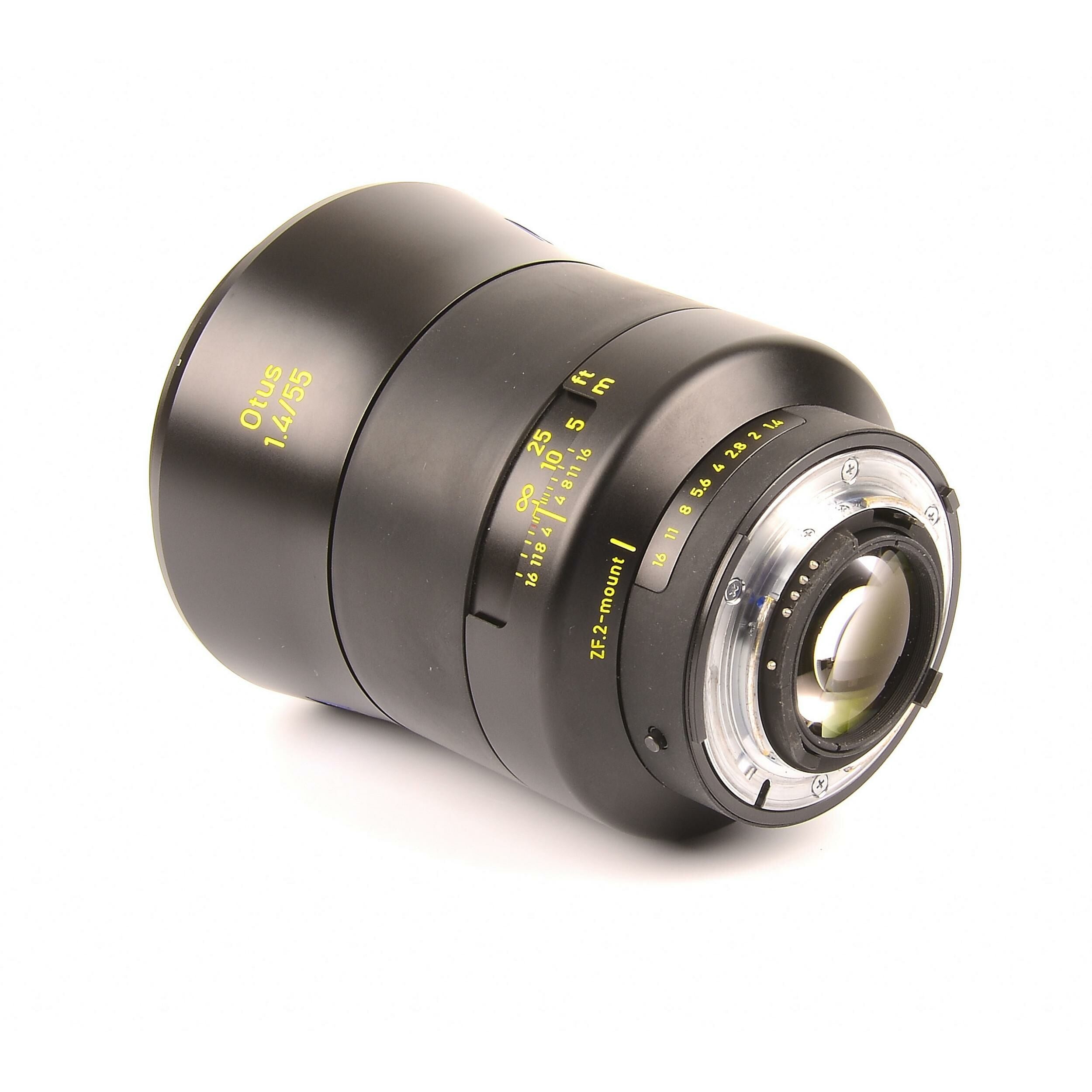 Zeiss 55mm f1.4 Otus XF.2 Nikon Vatting + Doos