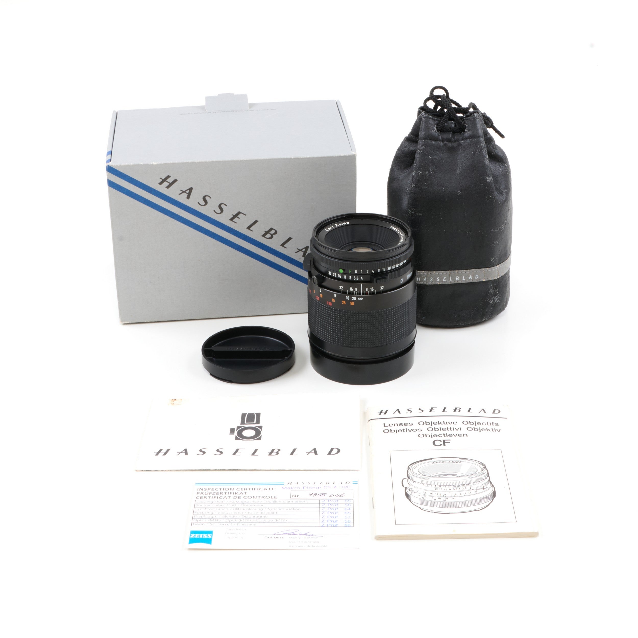 Carl Zeiss 120mm f4 Makro-Planar CF Voor Hasselblad V Systeem + Doos