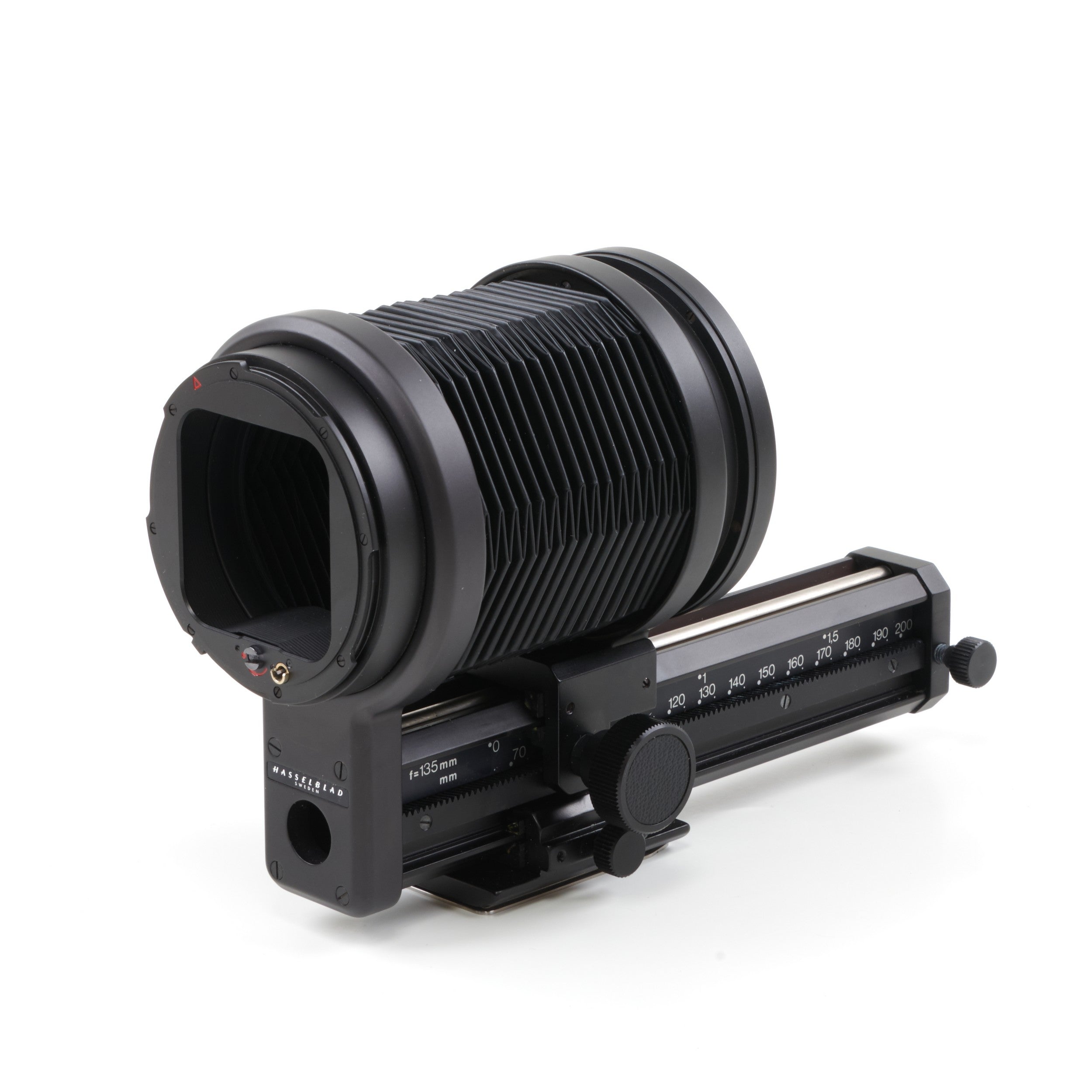 Carl Zeiss 135mm f5.6 Marko-Planar-CF + Balg Set Voor Hasselblad V Systeem