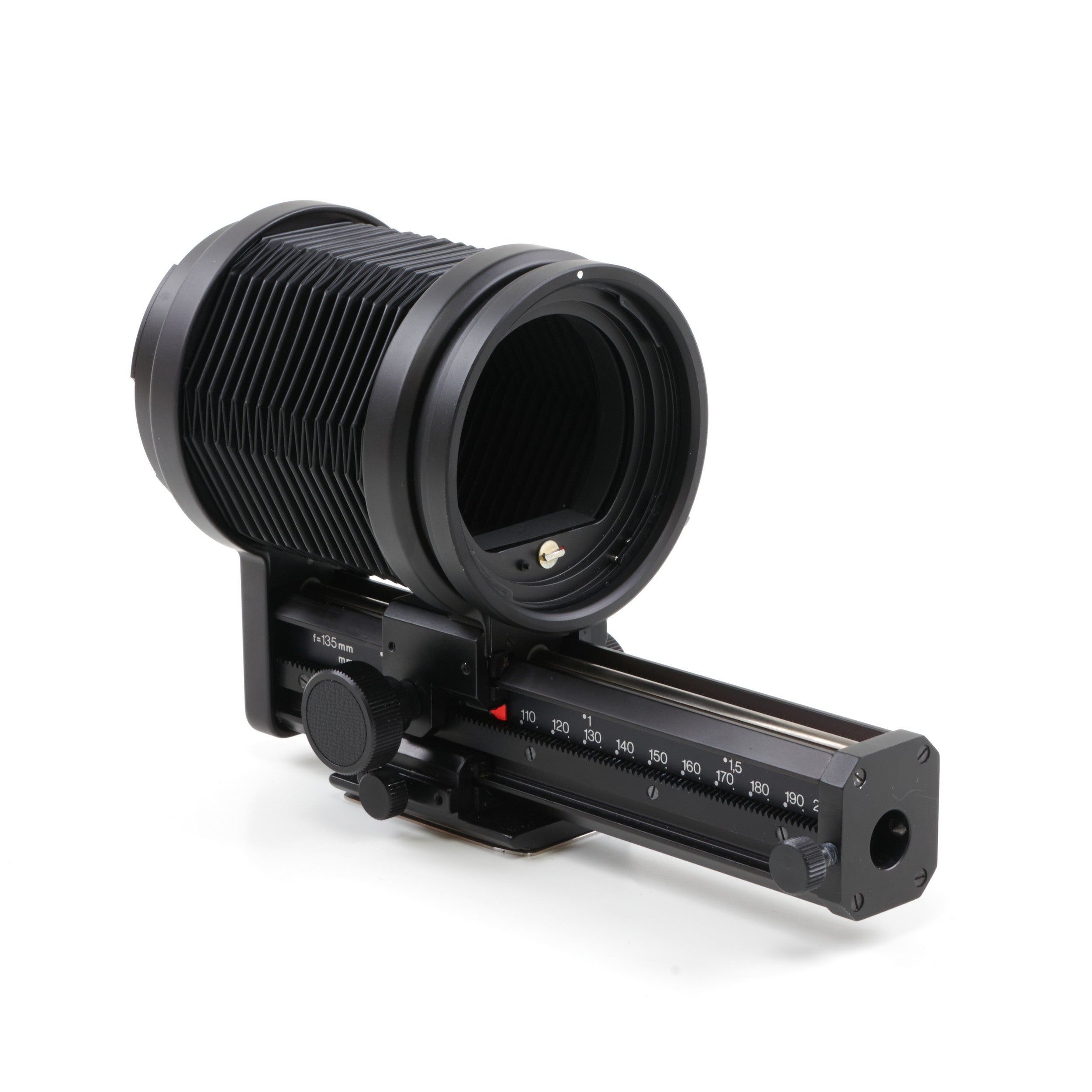 Carl Zeiss 135mm f5.6 Marko-Planar-CF + Balg Set Voor Hasselblad V Systeem