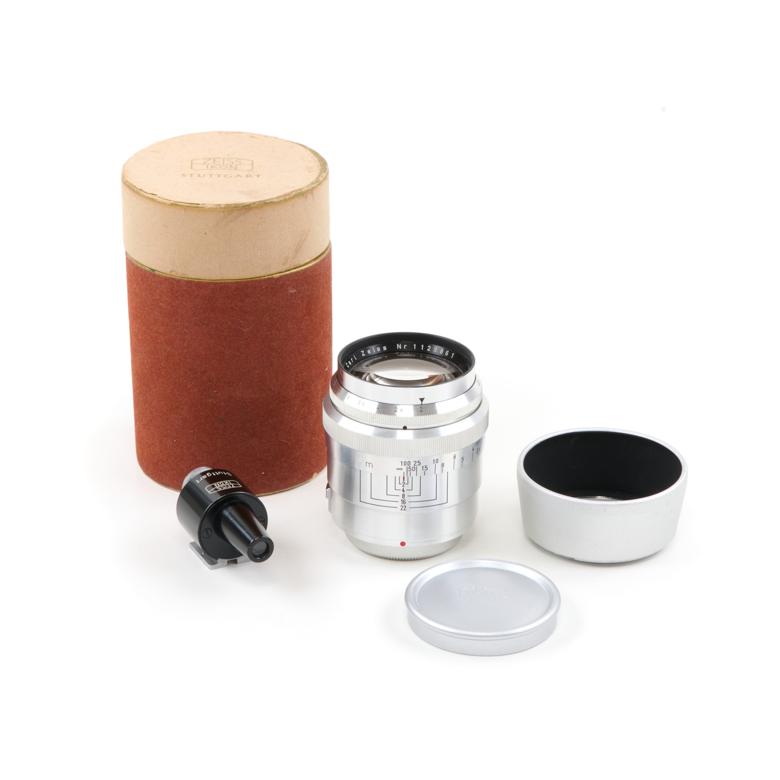 Carl Zeiss 85mm f2 Sonnar Set voor Contax RF