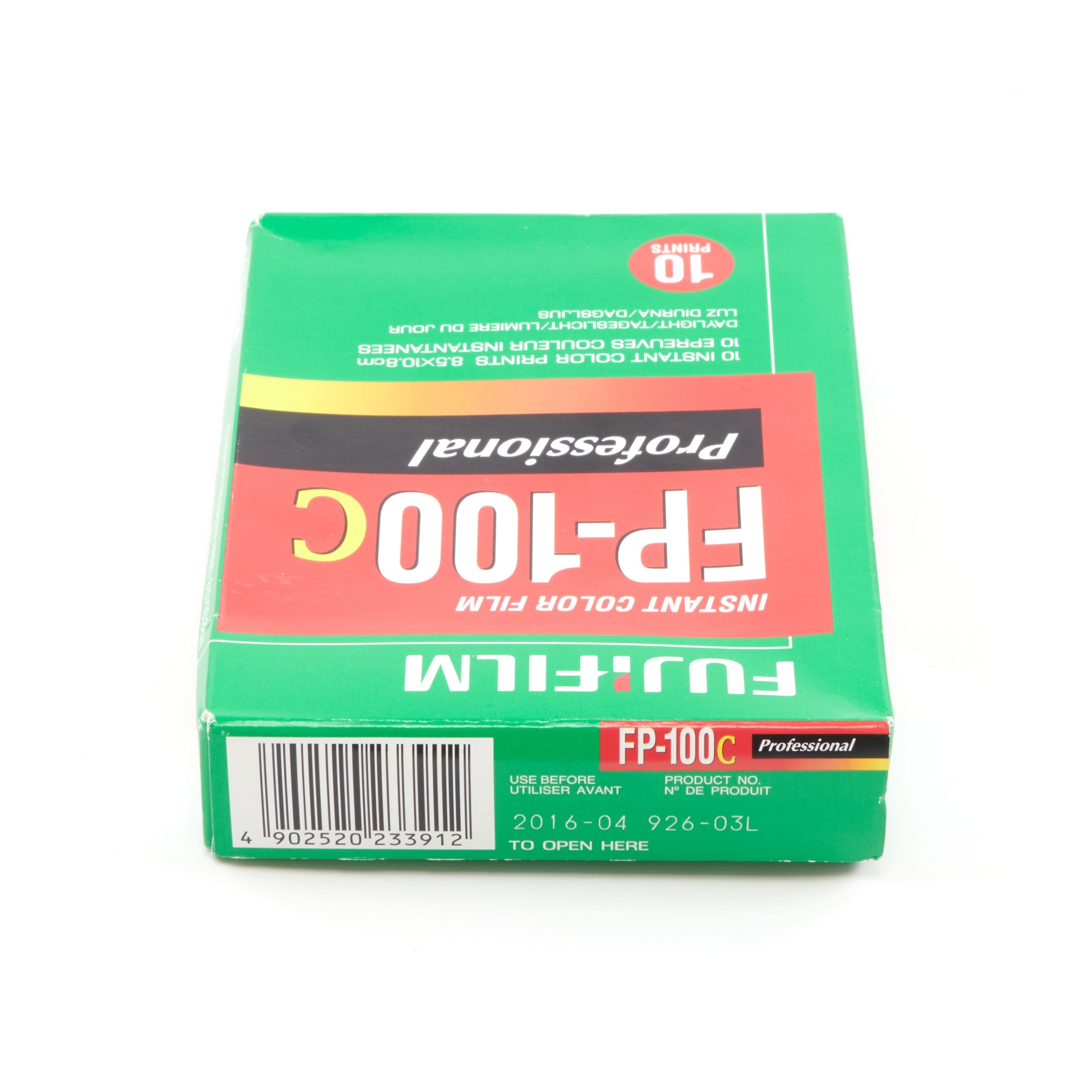 Fujifilm FP-100C Professionele Instantfilm Vervaldatum 2016-04